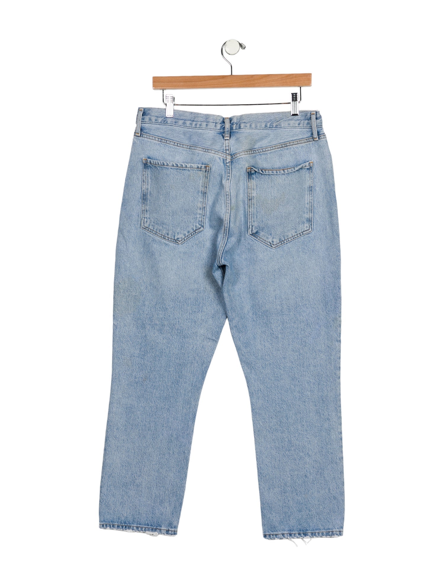 AGOLDE High-Rise Straight Leg Jeans