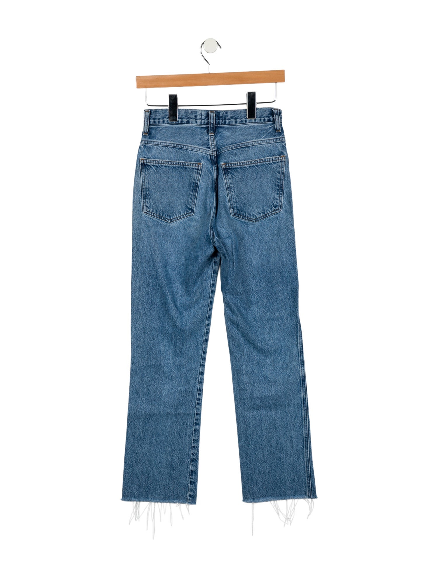 AGOLDE High-Rise Straight Leg Jeans