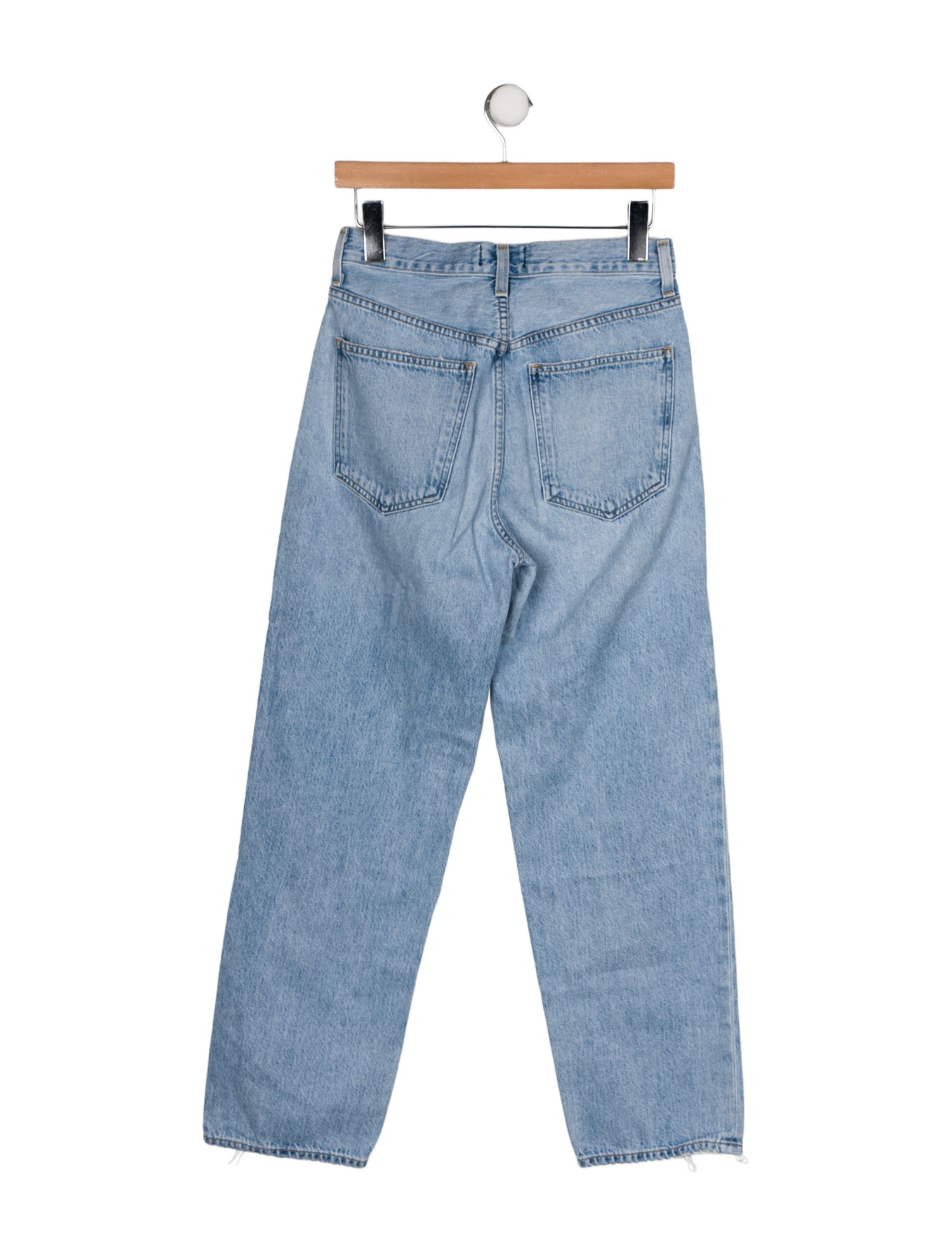 AGOLDE High-Rise Straight Leg Jeans