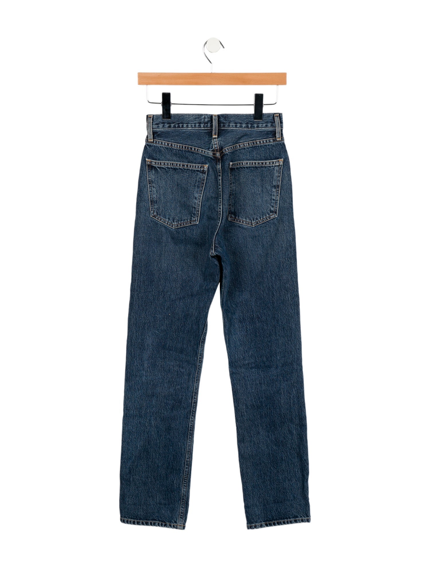 AGOLDE High-Rise Straight Leg Jeans