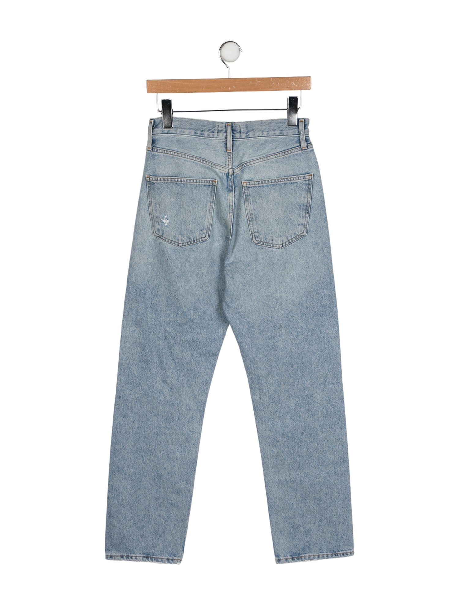 AGOLDE High-Rise Straight Leg Jeans