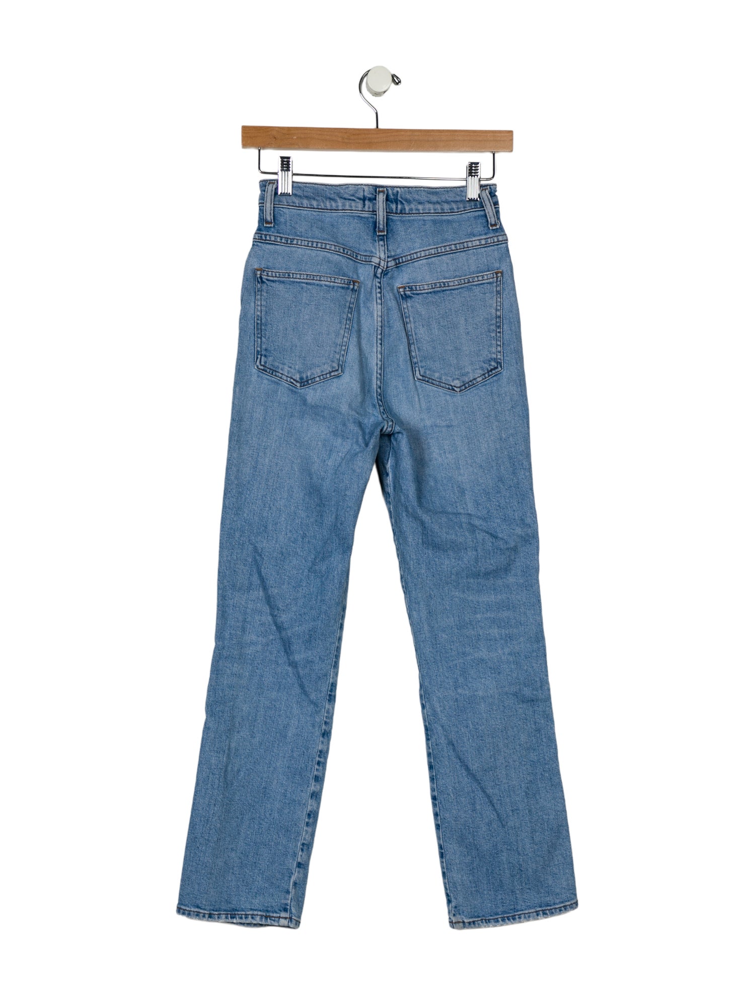 AGOLDE Mid-Rise Straight Leg Jeans
