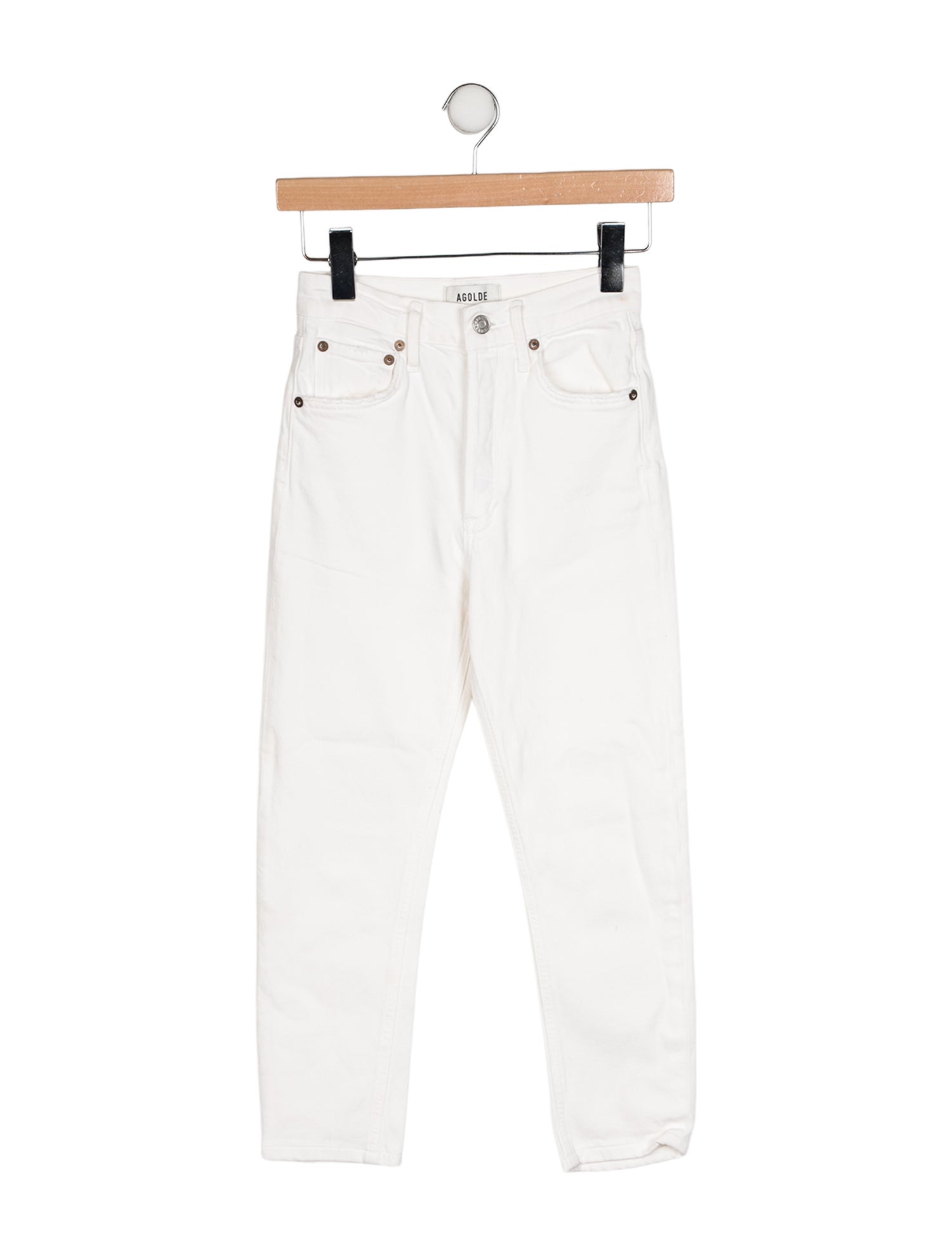 AGOLDE Mid-Rise Skinny Leg Jeans