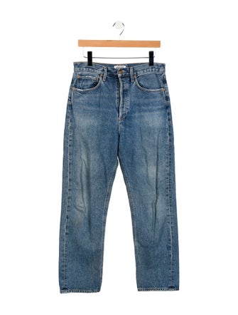 AGOLDE High-Rise Straight Leg Jeans