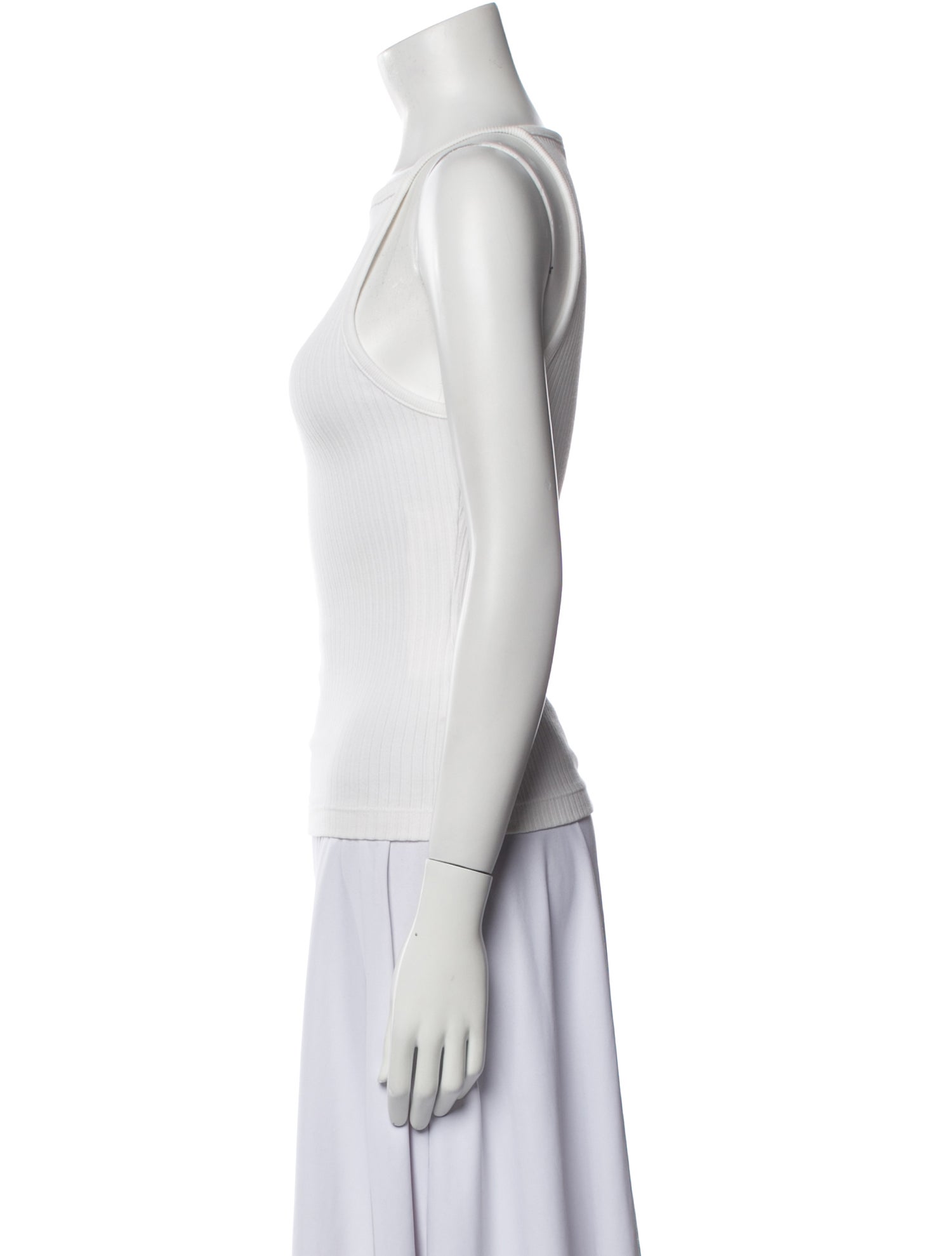 AGOLDE Square Neckline Sleeveless Top