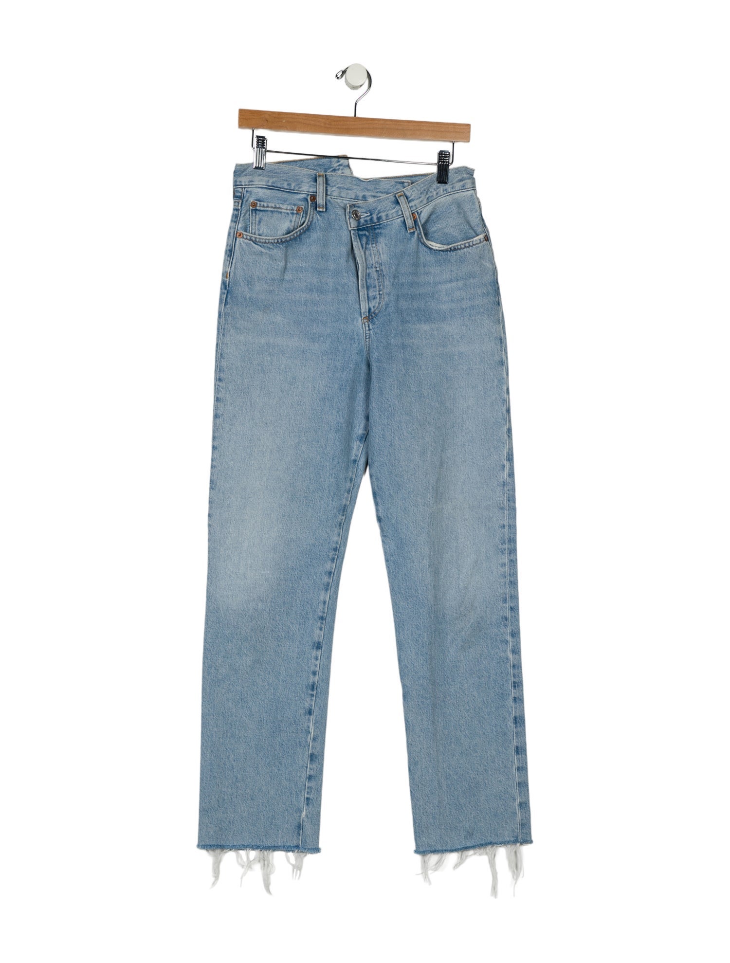 AGOLDE High-Rise Straight Leg Jeans