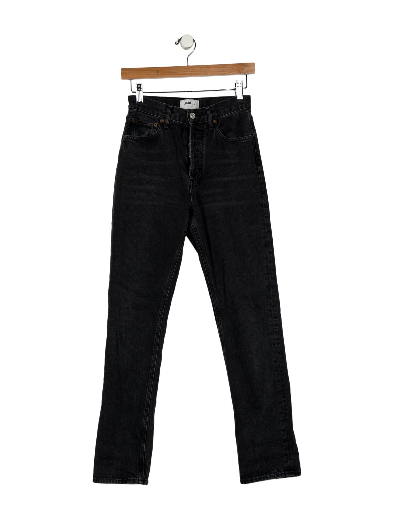 AGOLDE High-Rise Straight Leg Jeans