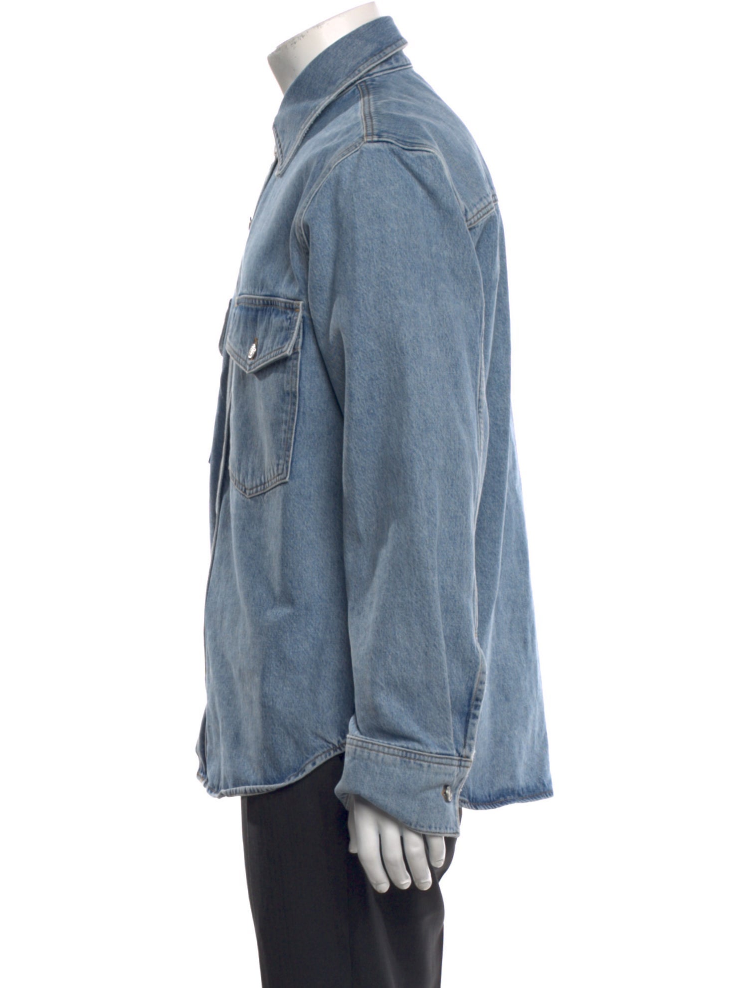 AGOLDE Long Sleeve Denim Shirt