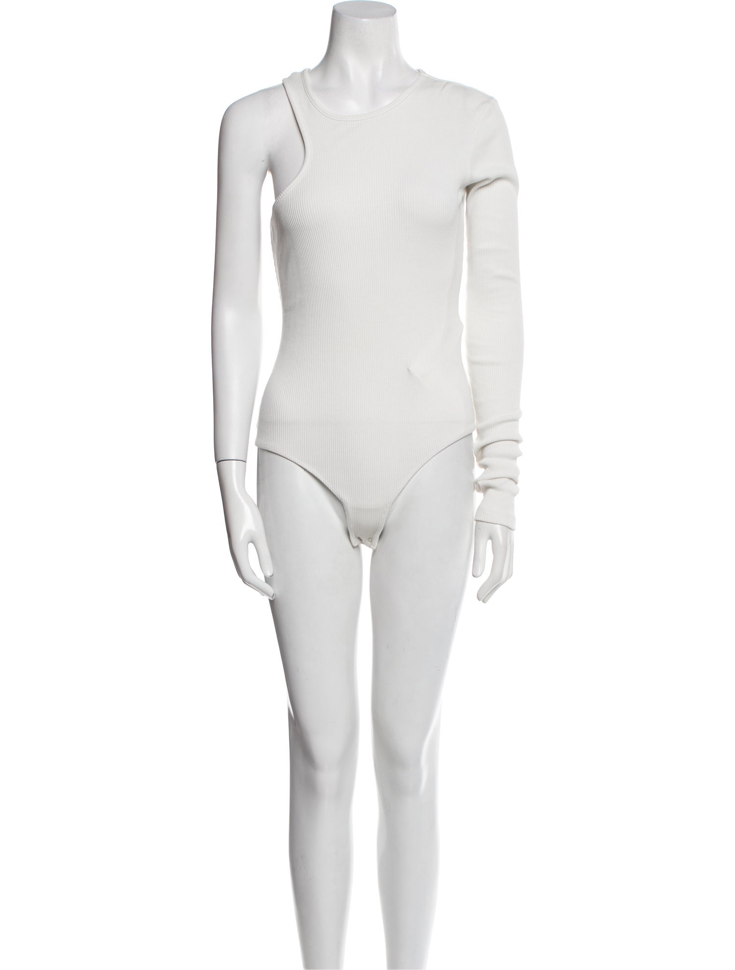 AGOLDE Square Neckline Long Sleeve Bodysuit