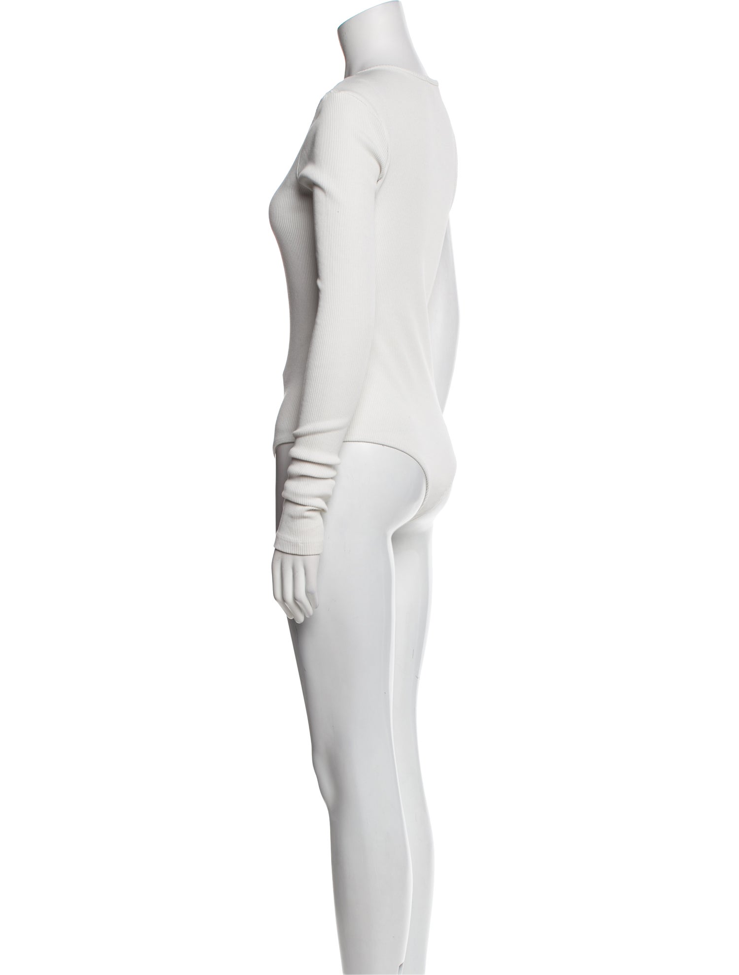 AGOLDE Square Neckline Long Sleeve Bodysuit