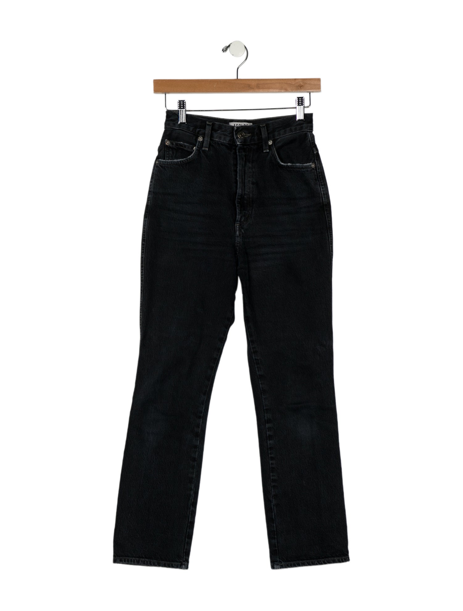 AGOLDE High-Rise Straight Leg Jeans