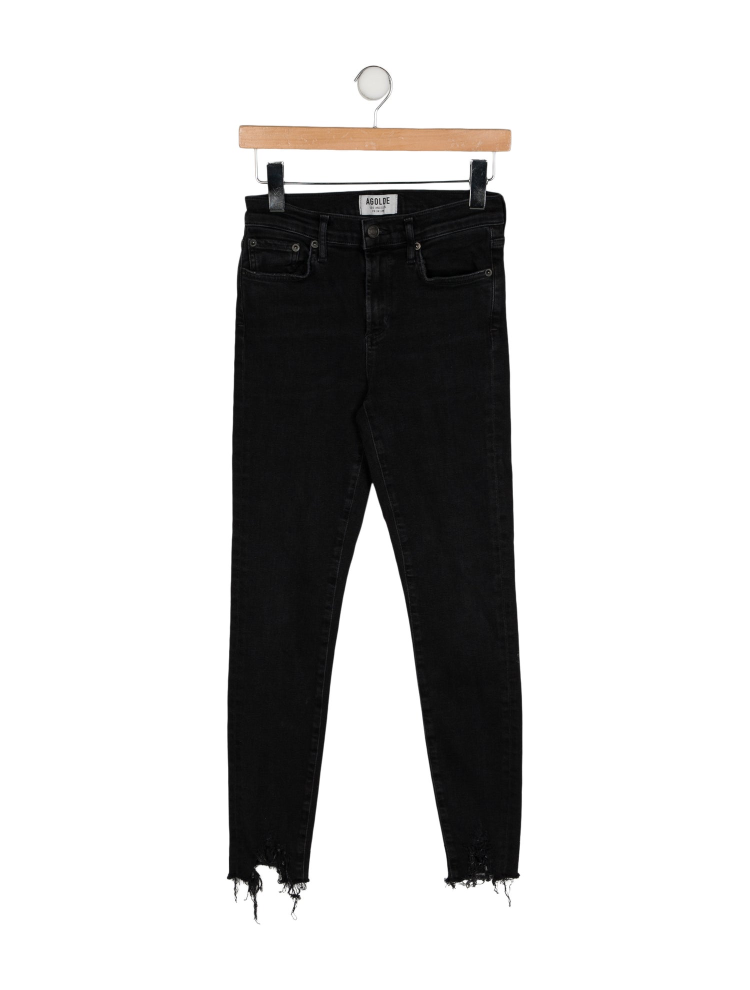 AGOLDE Mid-Rise Skinny Leg Jeans