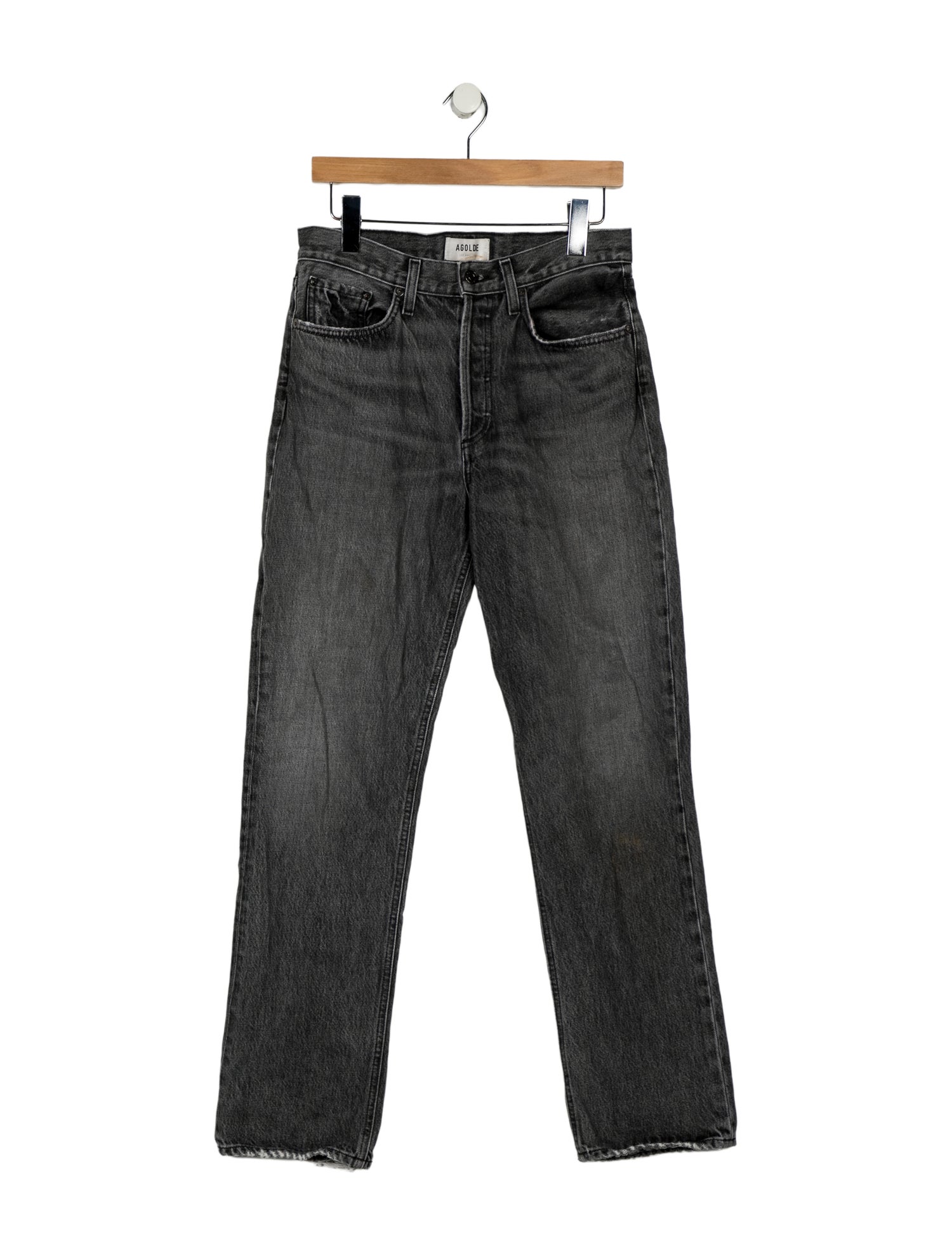 AGOLDE High-Rise Straight Leg Jeans