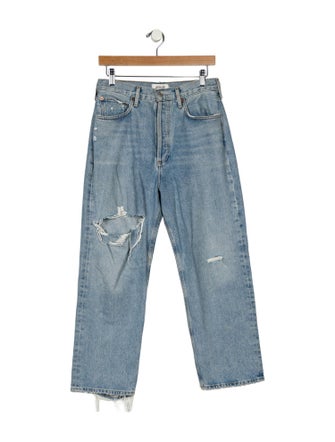 AGOLDE High-Rise Straight Leg Jeans
