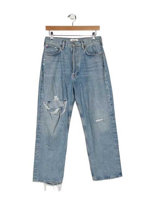 AGOLDE High-Rise Straight Leg Jeans