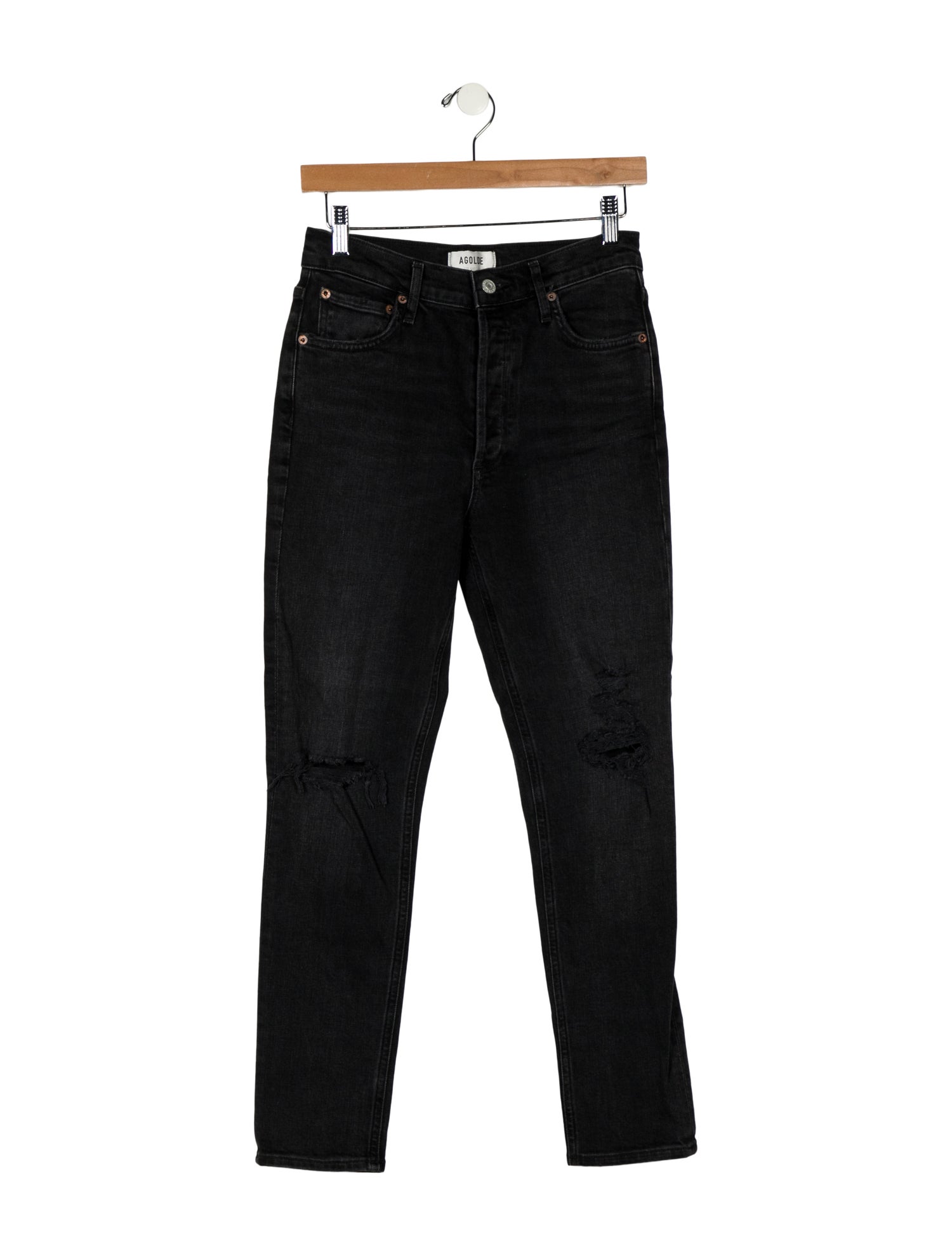 AGOLDE Mid-Rise Skinny Leg Jeans