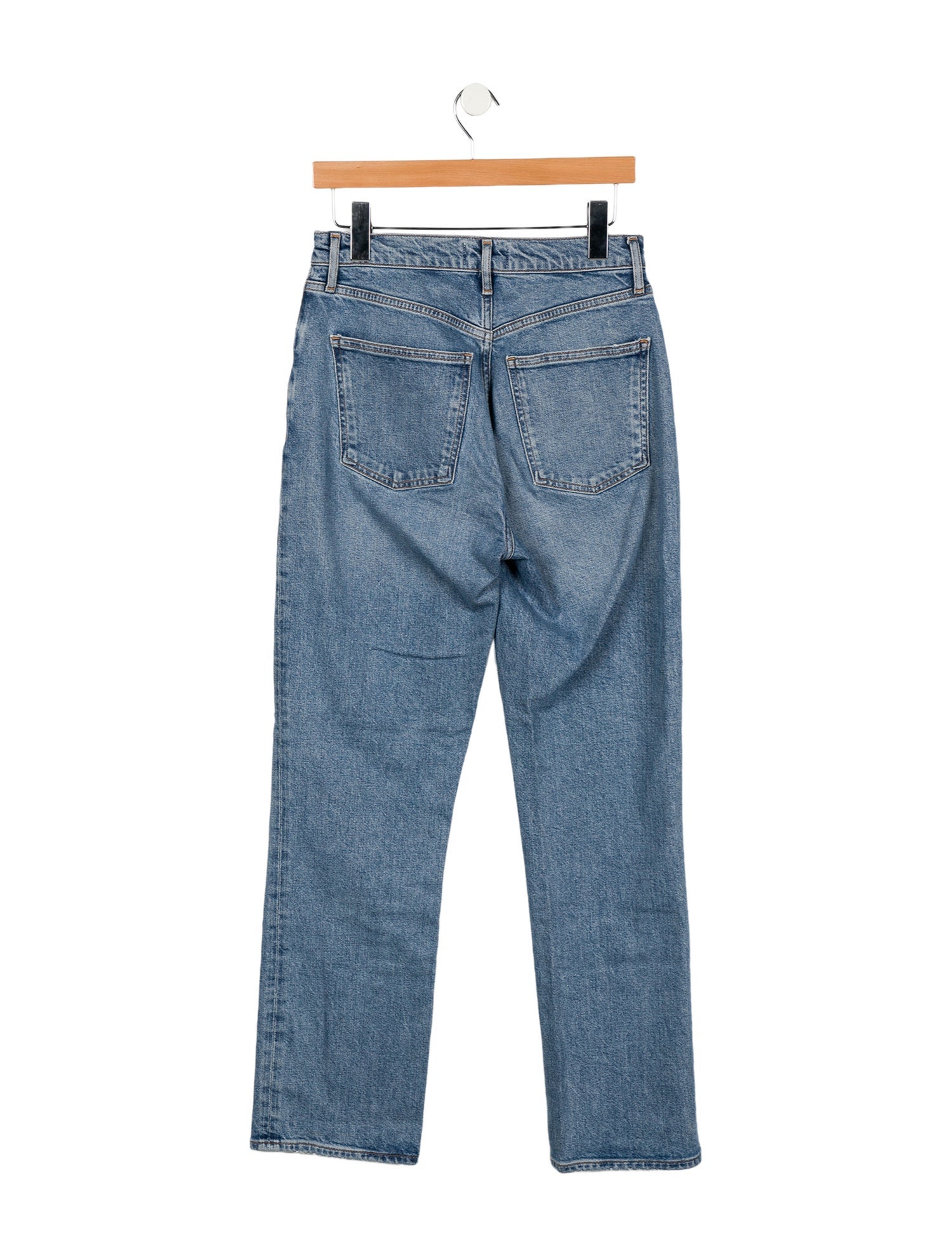 AGOLDE High-Rise Straight Leg Jeans