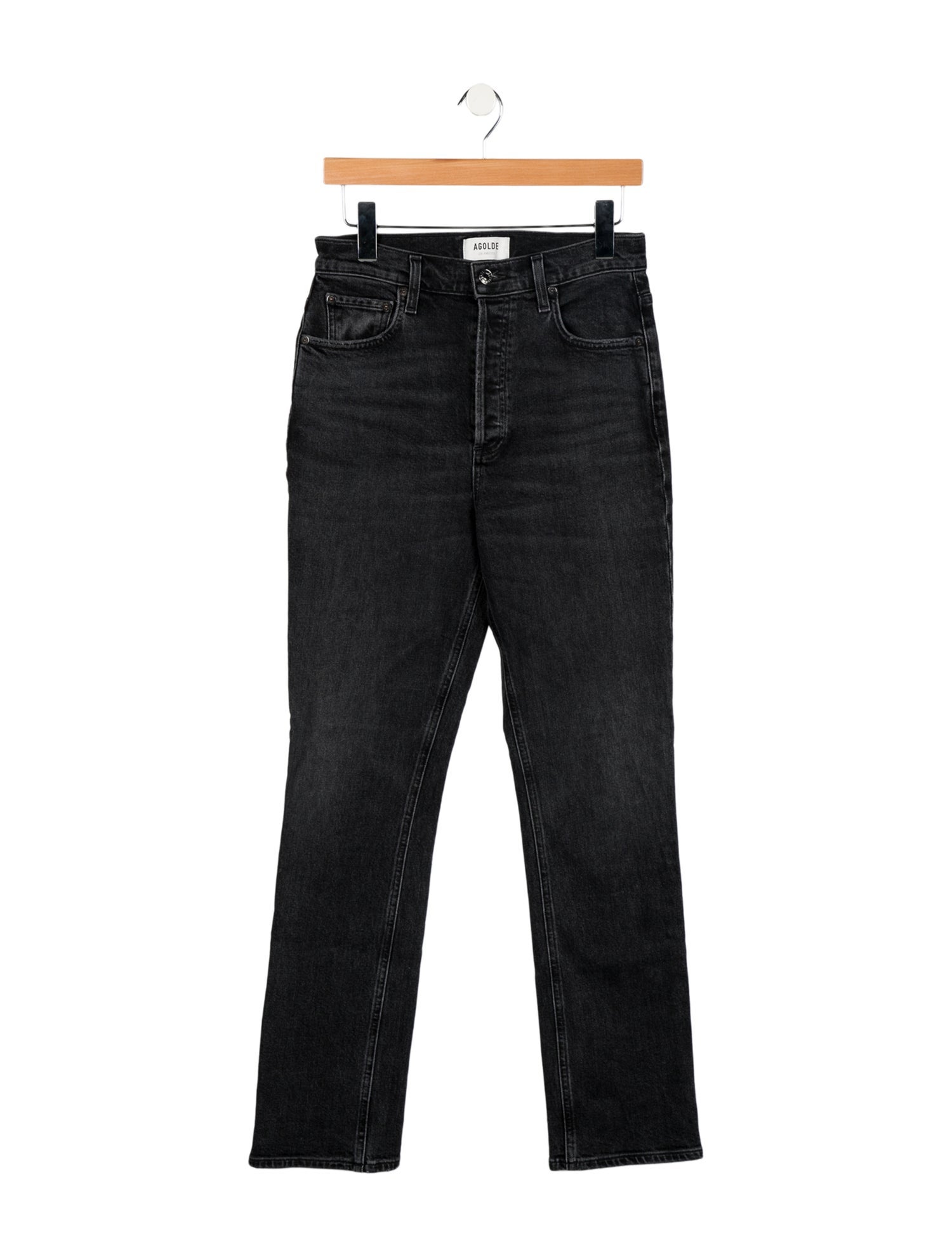 AGOLDE High-Rise Straight Leg Jeans