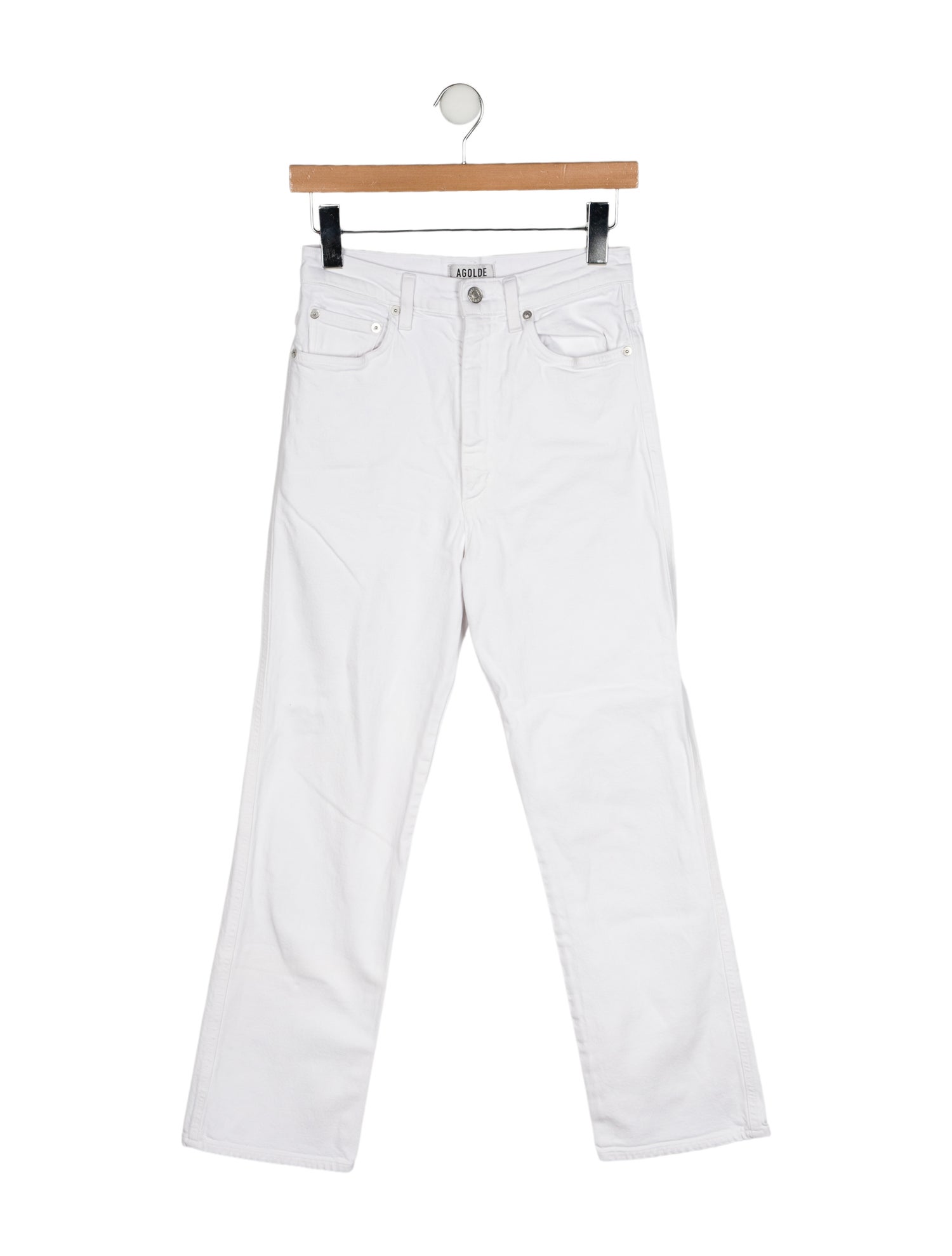 AGOLDE High-Rise Straight Leg Jeans