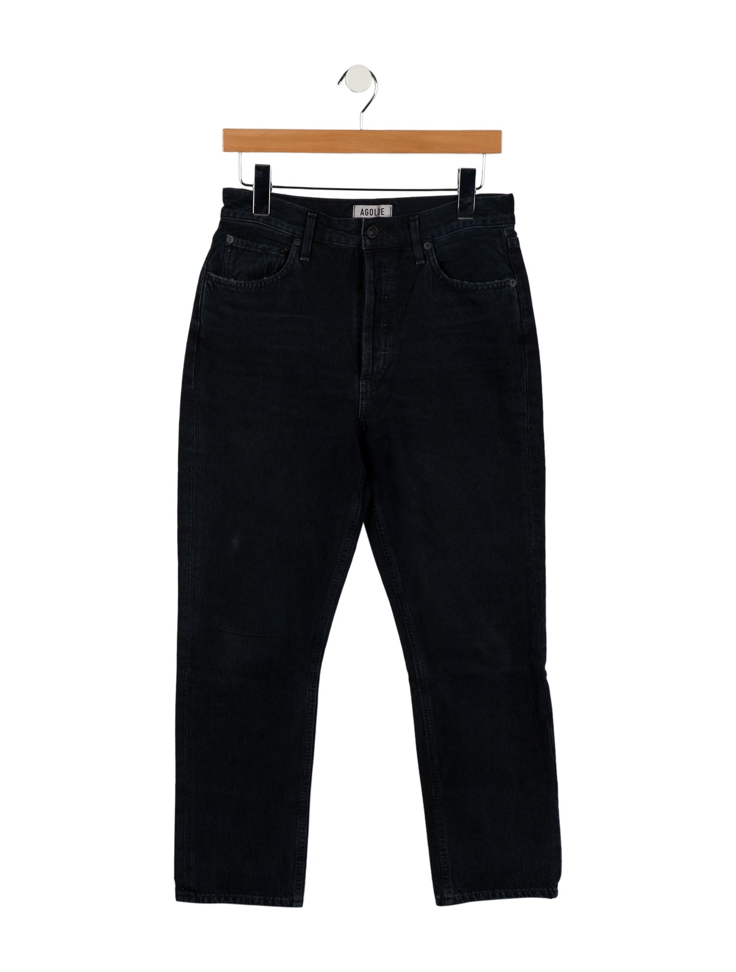 AGOLDE High-Rise Straight Leg Jeans
