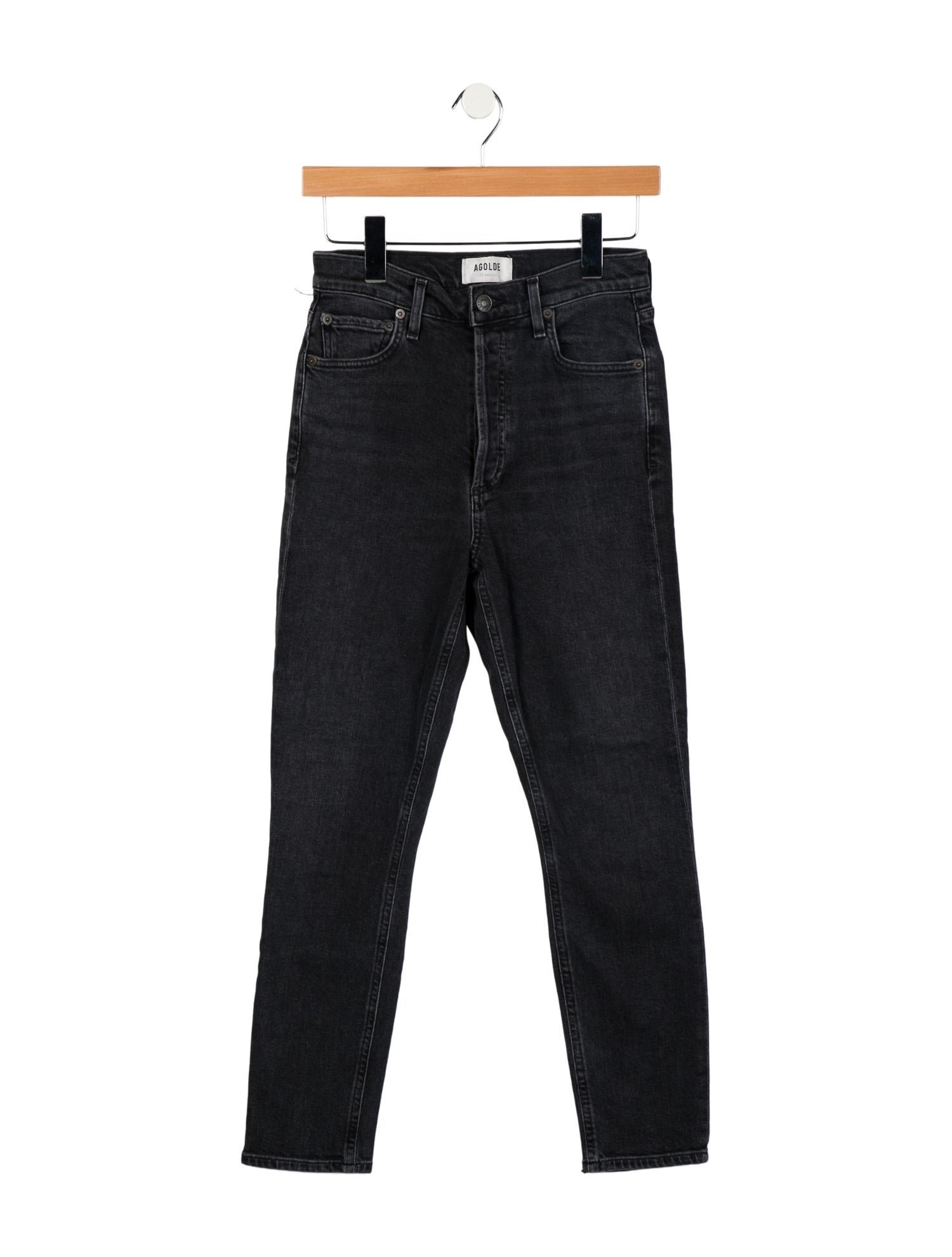 AGOLDE Mid-Rise Skinny Leg Jeans