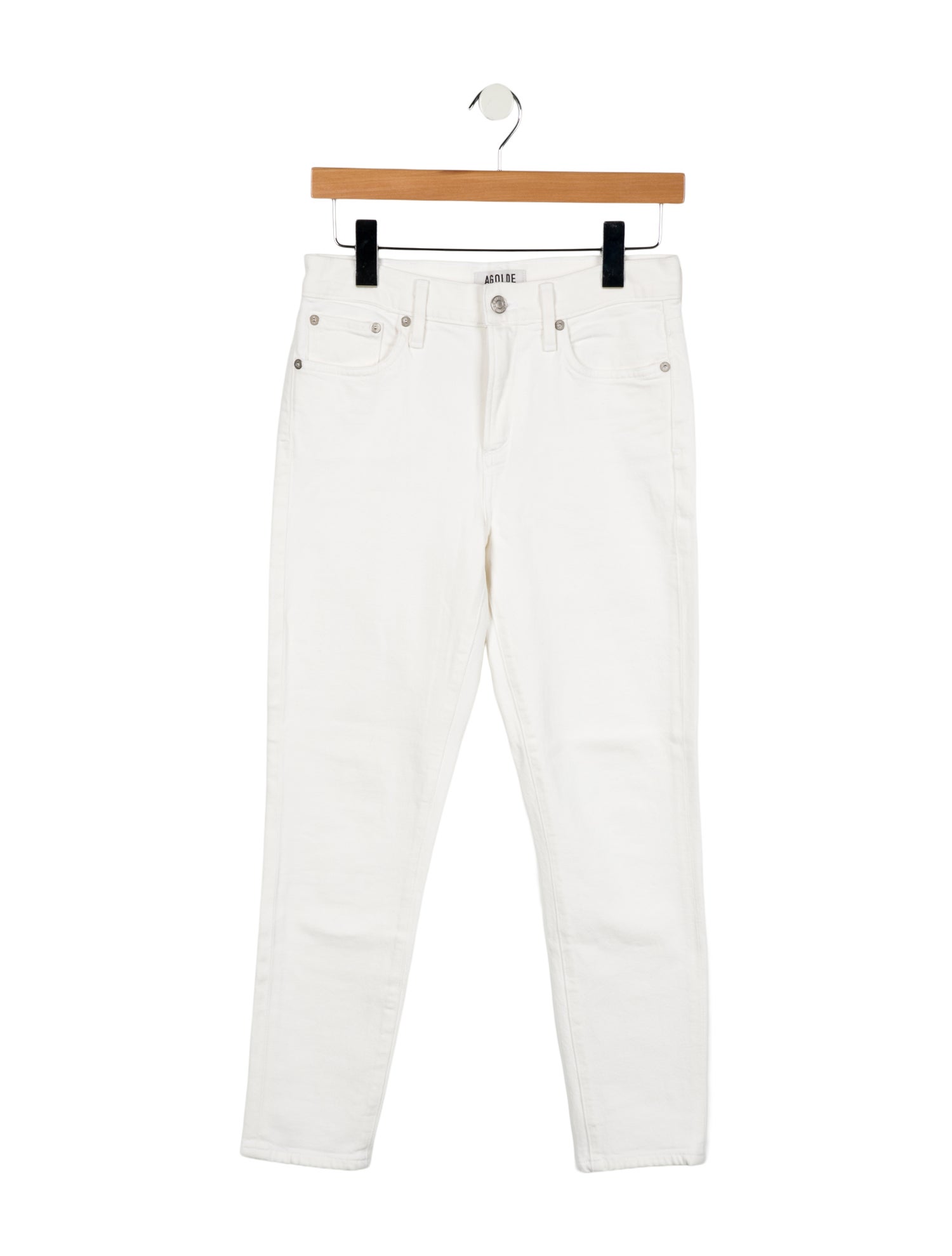 AGOLDE Mid-Rise Skinny Leg Jeans