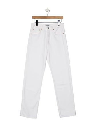 AGOLDE Mid-Rise Straight Leg Jeans