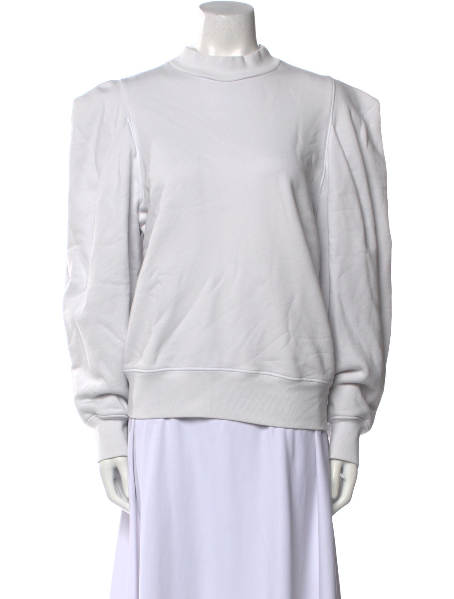 AGOLDE Mock Neck Long Sleeve Sweatshirt