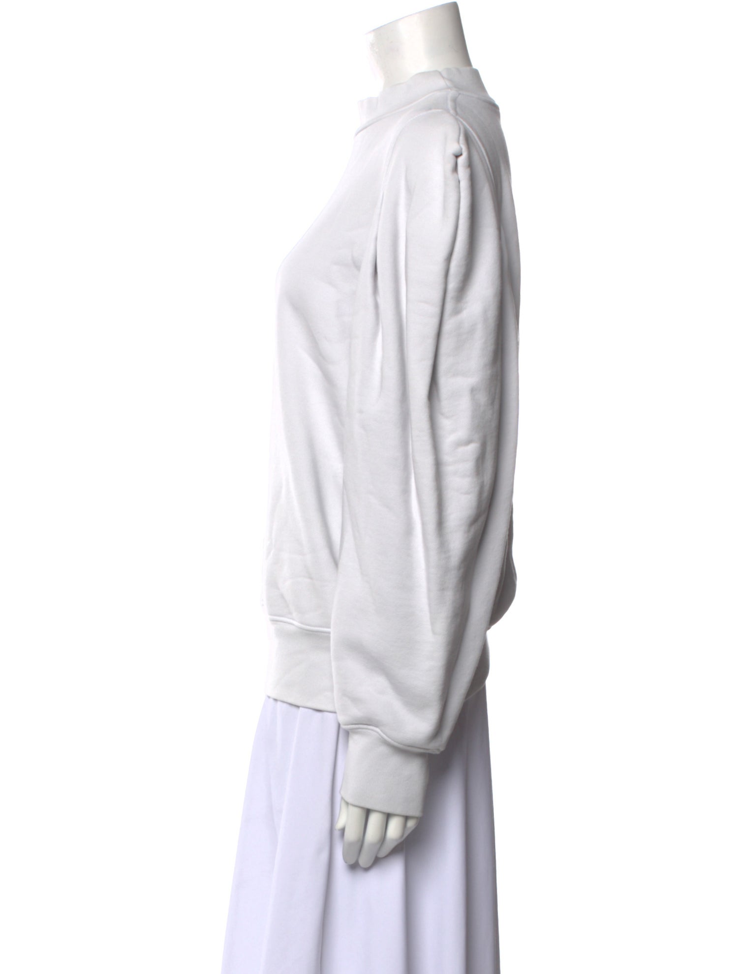 AGOLDE Mock Neck Long Sleeve Sweatshirt