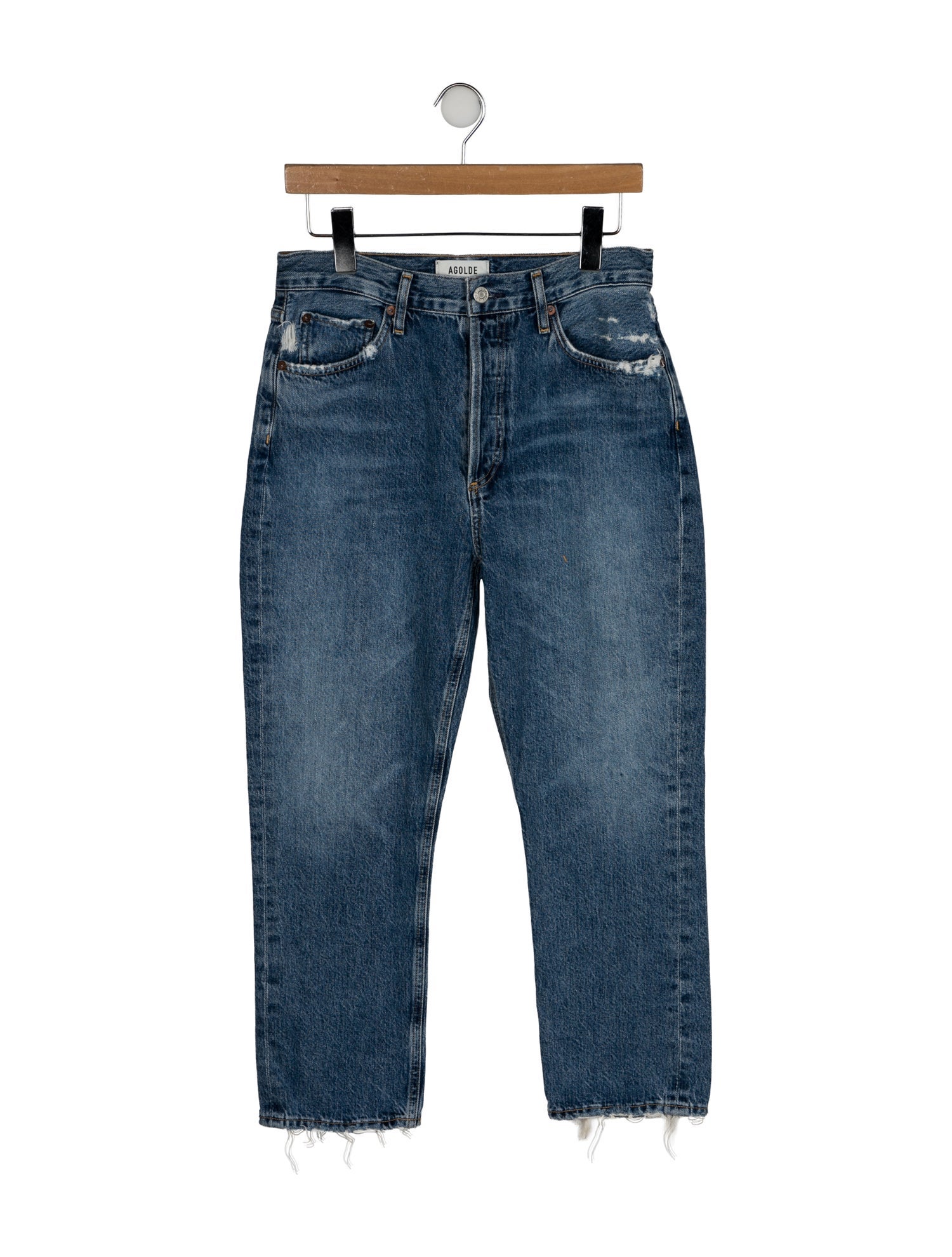 AGOLDE High-Rise Straight Leg Jeans