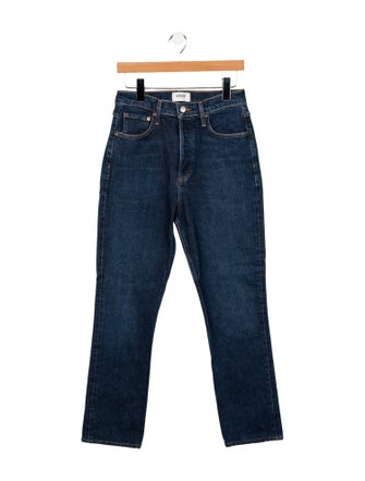 AGOLDE Mid-Rise Straight Leg Jeans