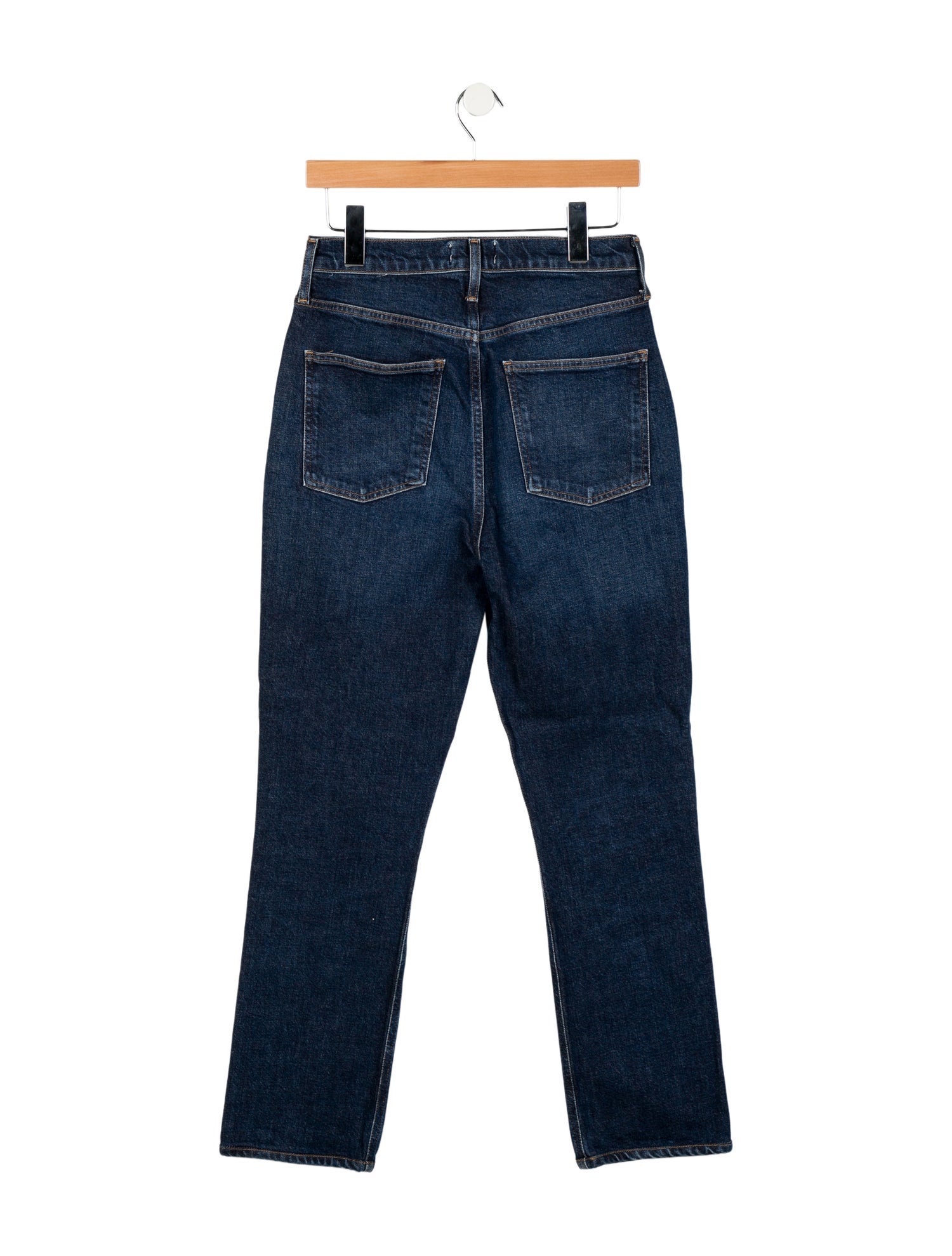 AGOLDE Mid-Rise Straight Leg Jeans
