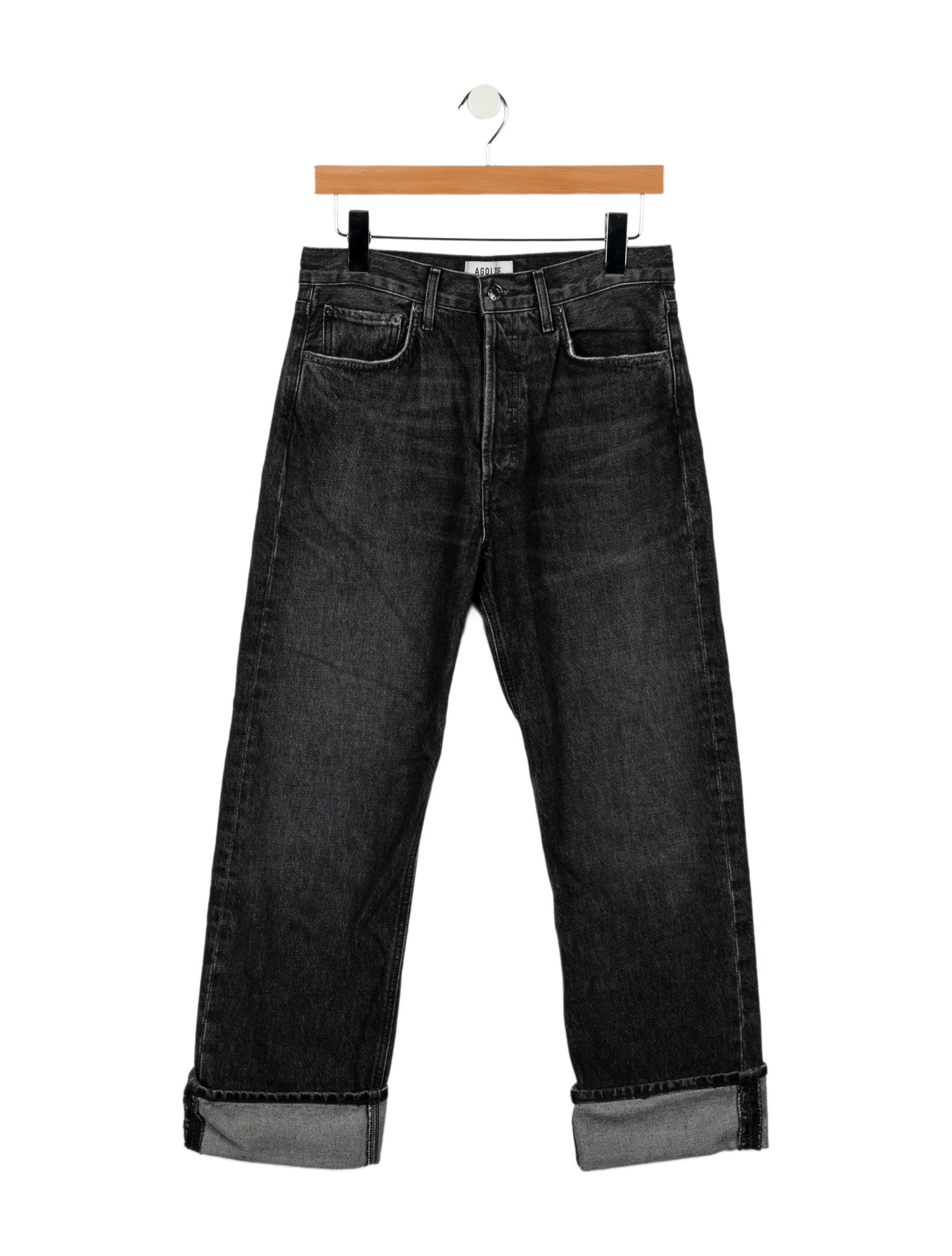 AGOLDE High-Rise Straight Leg Jeans