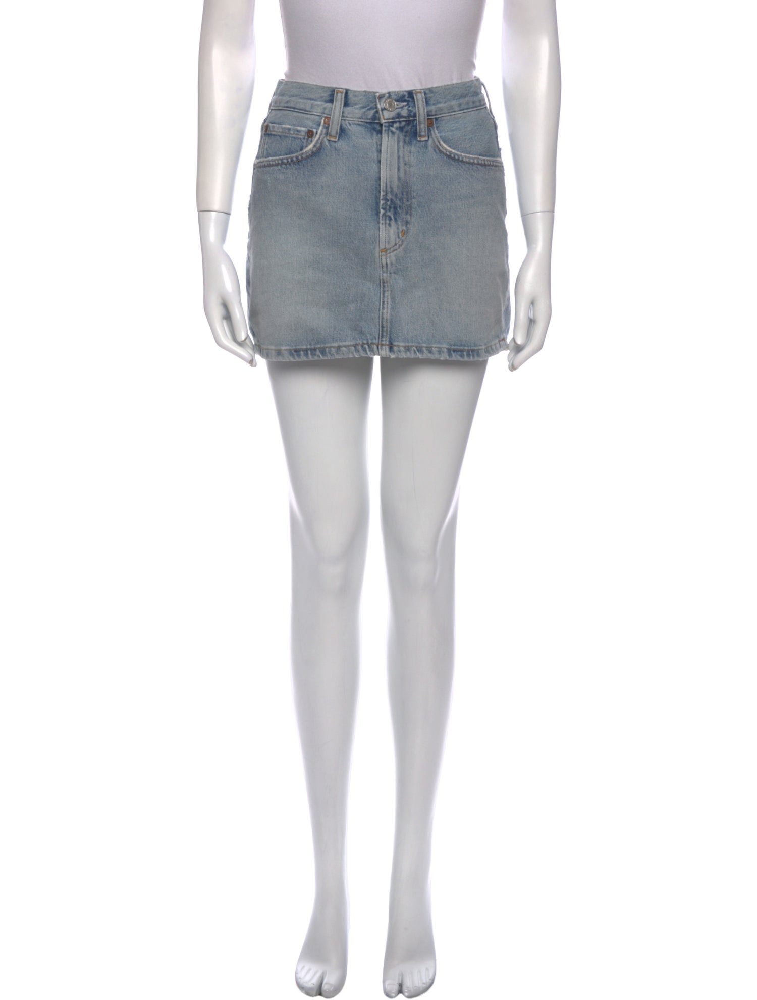 AGOLDE Distressed Accents Mini Skirt w/ Tags