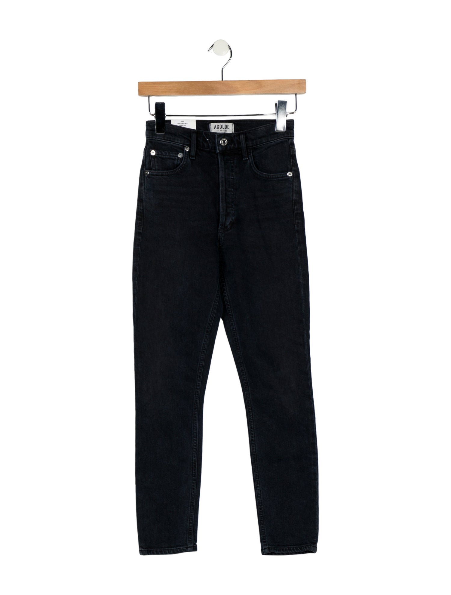 AGOLDE Mid-Rise Skinny Leg Jeans
