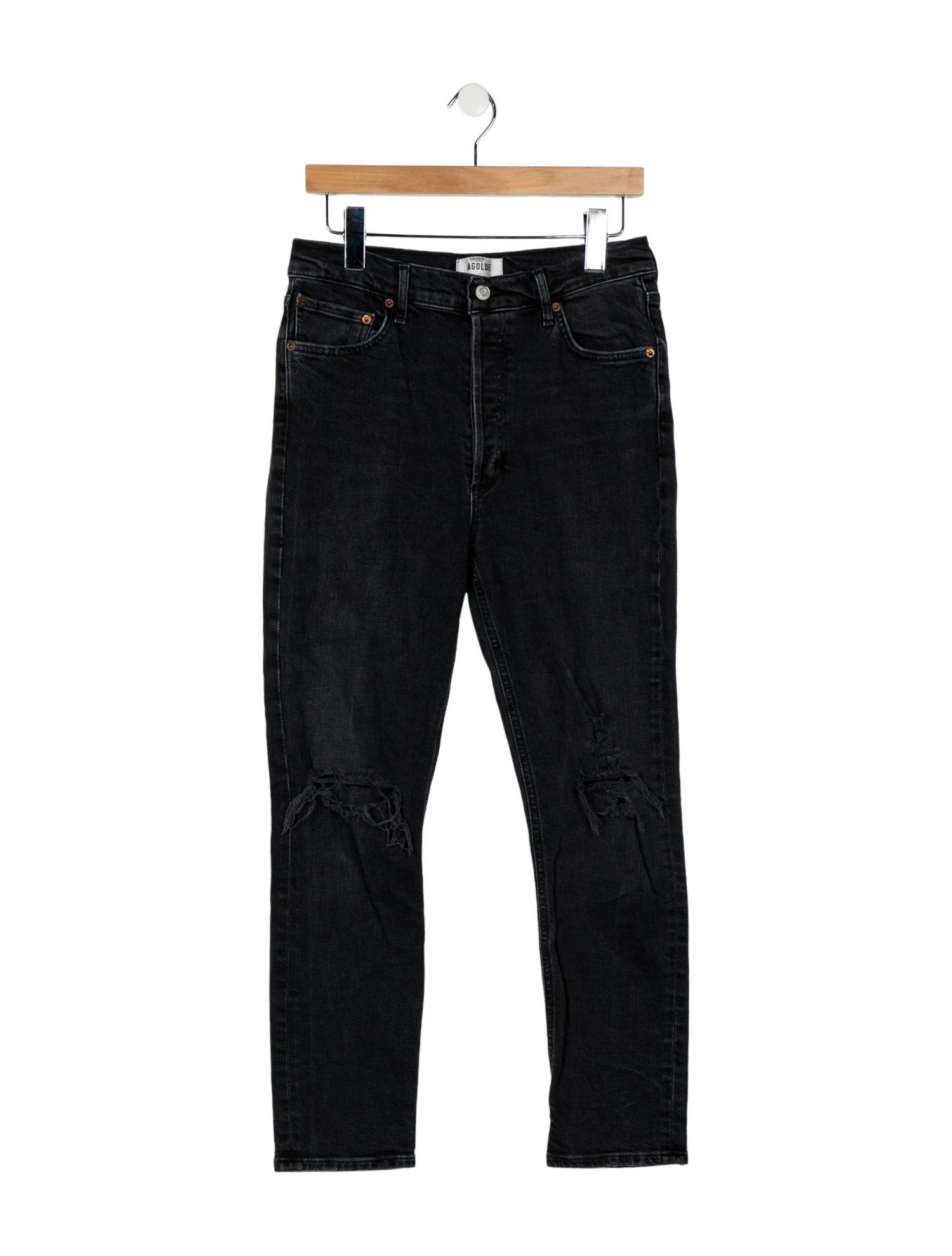 AGOLDE High-Rise Straight Leg Jeans