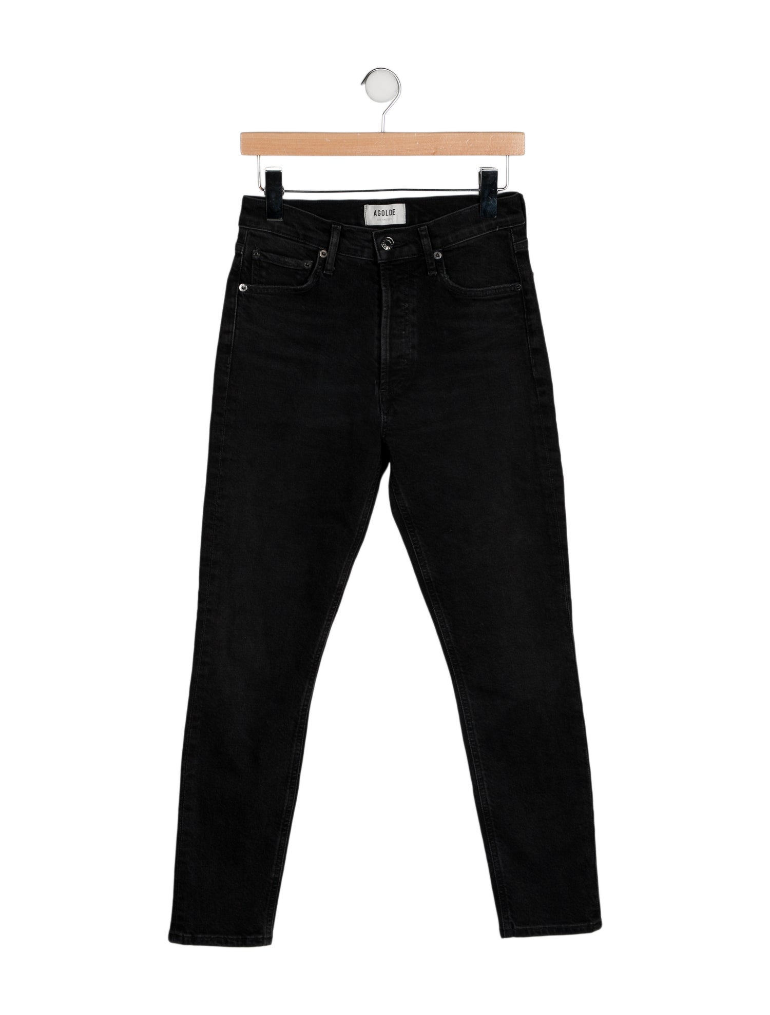 AGOLDE Mid-Rise Straight Leg Jeans