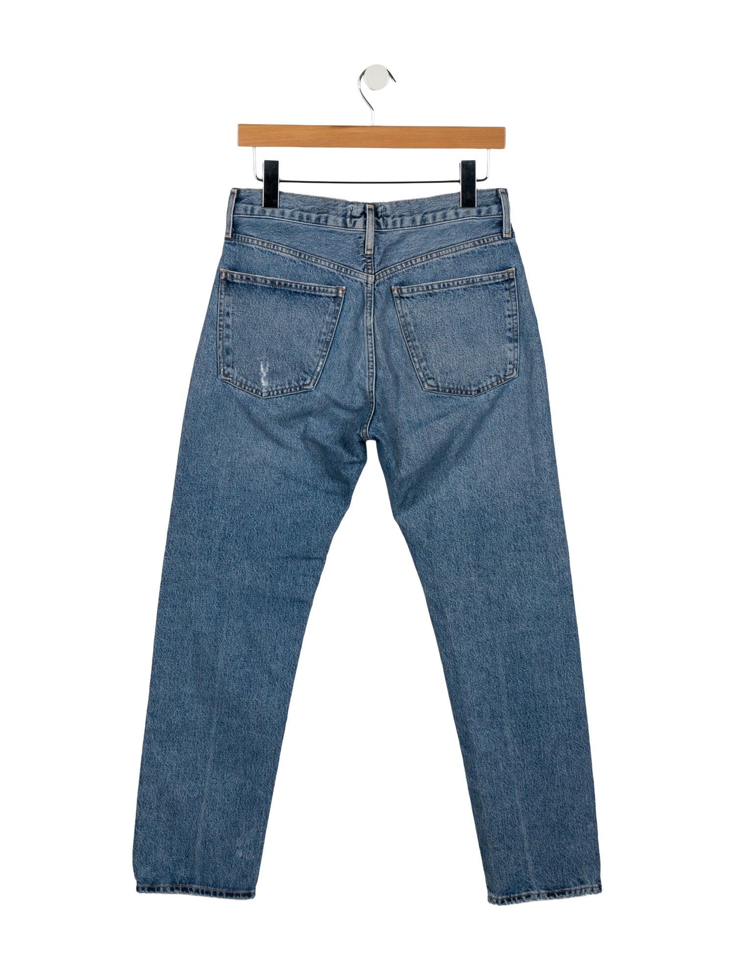 AGOLDE High-Rise Straight Leg Jeans