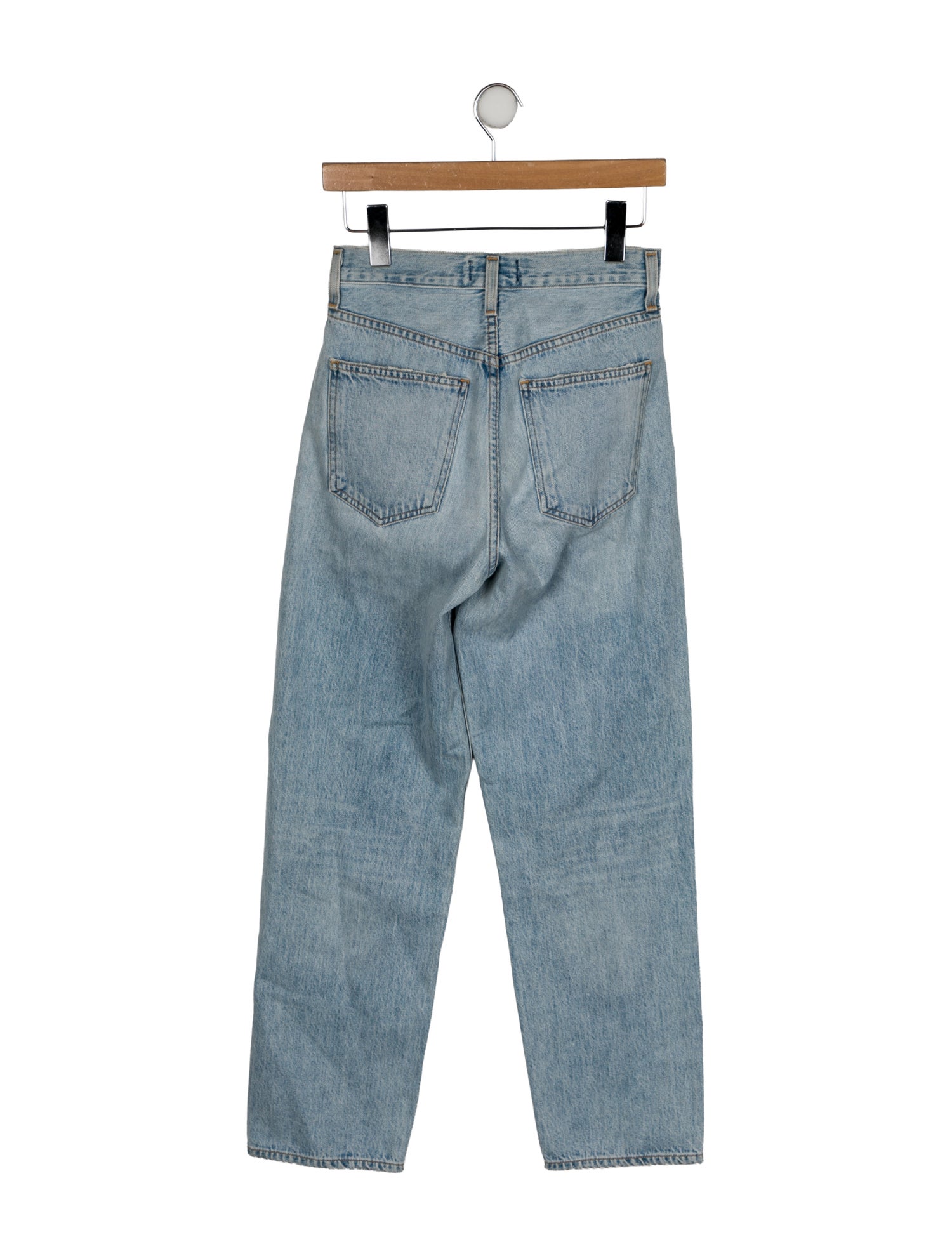 AGOLDE High-Rise Straight Leg Jeans