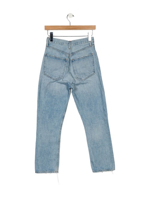 AGOLDE Mid-Rise Straight Leg Jeans