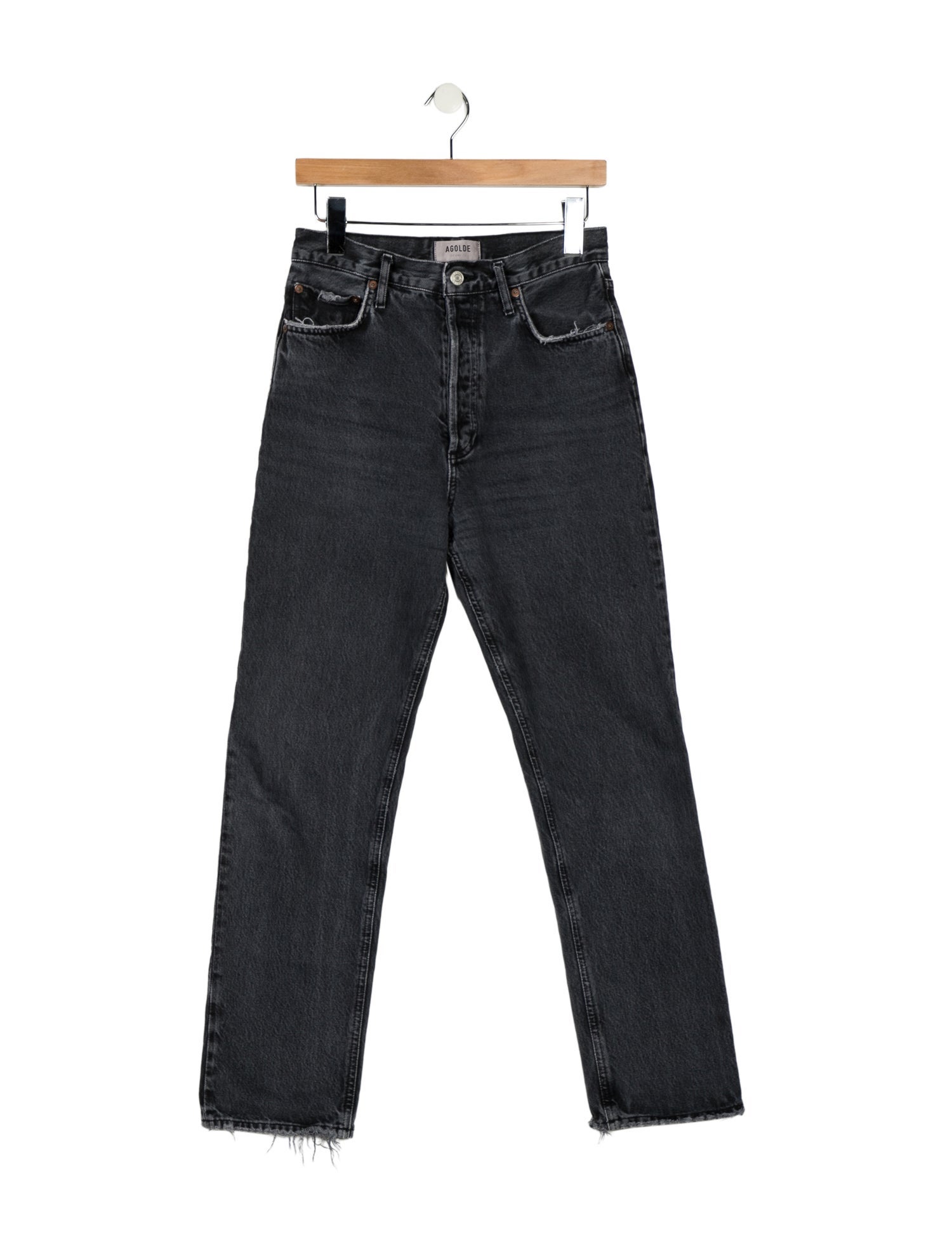 AGOLDE High-Rise Straight Leg Jeans
