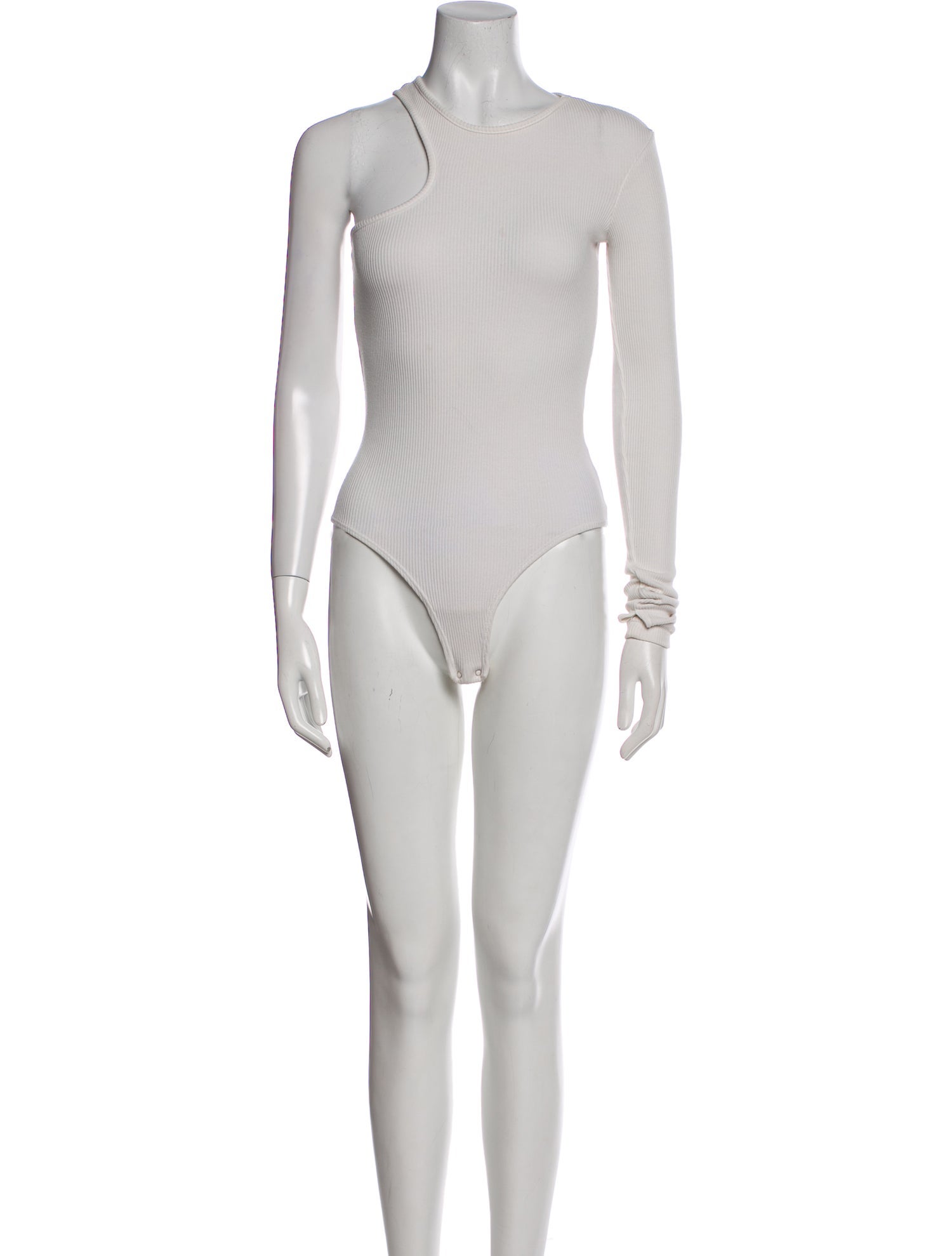 AGOLDE One-Shoulder Long Sleeve Bodysuit