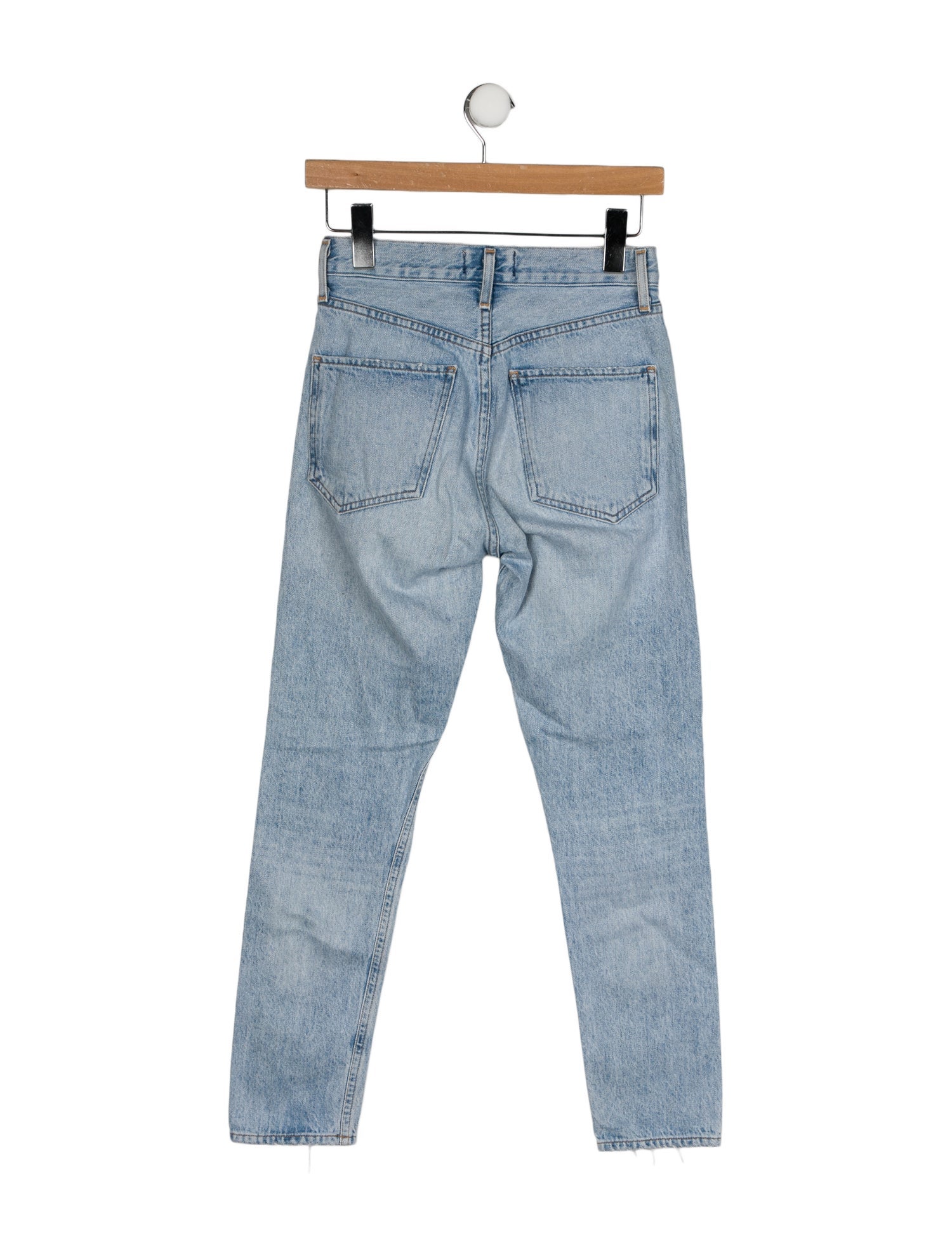 AGOLDE Mid-Rise Skinny Leg Jeans