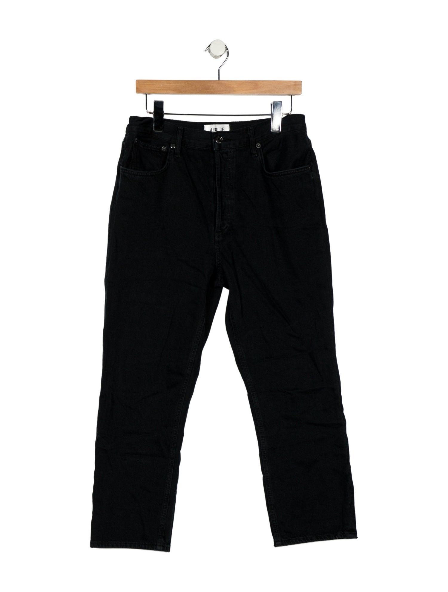 AGOLDE High-Rise Straight Leg Jeans