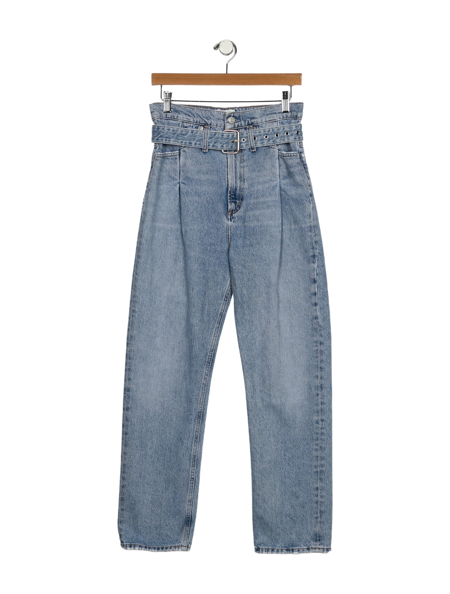 AGOLDE High-Rise Straight Leg Jeans