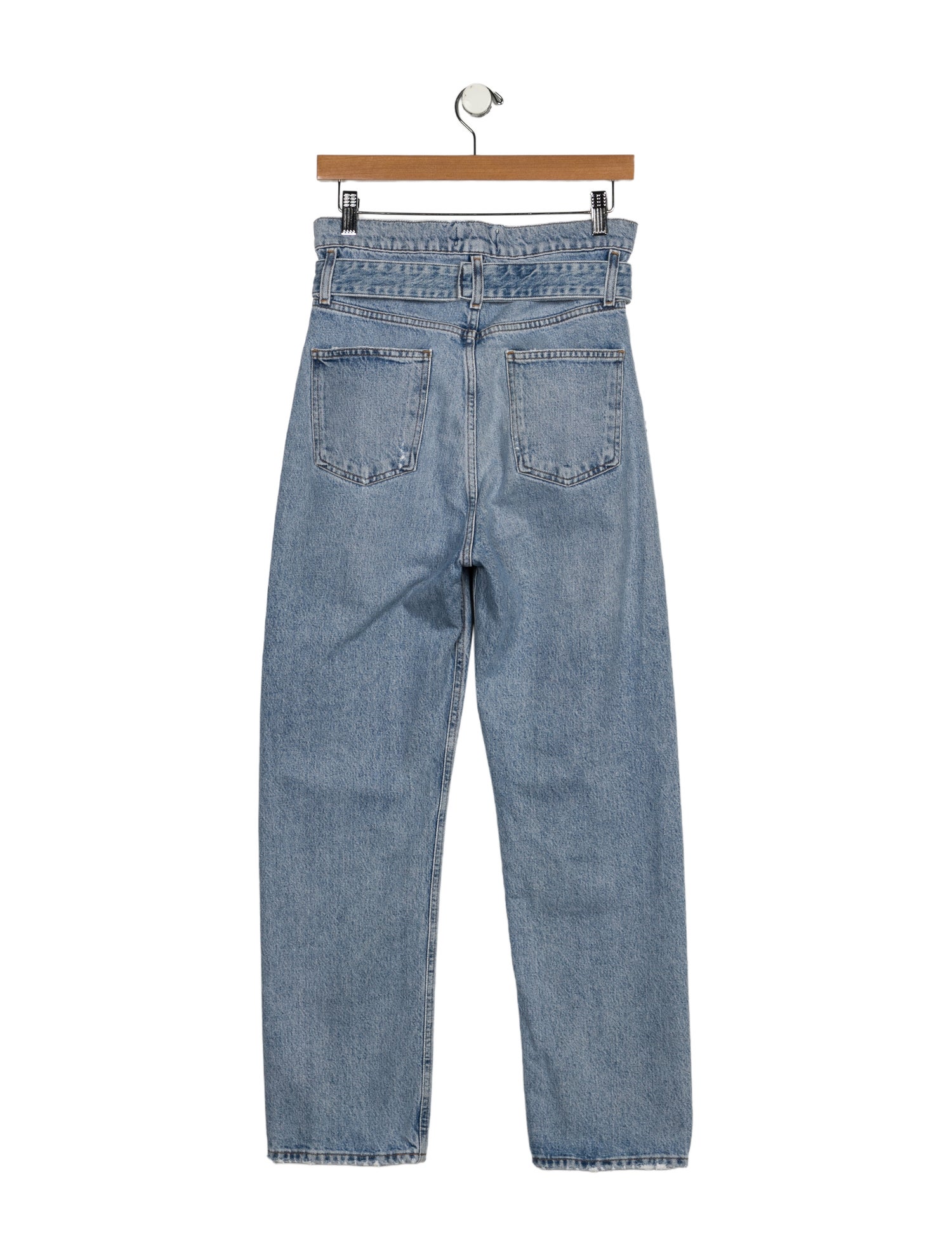 AGOLDE High-Rise Straight Leg Jeans