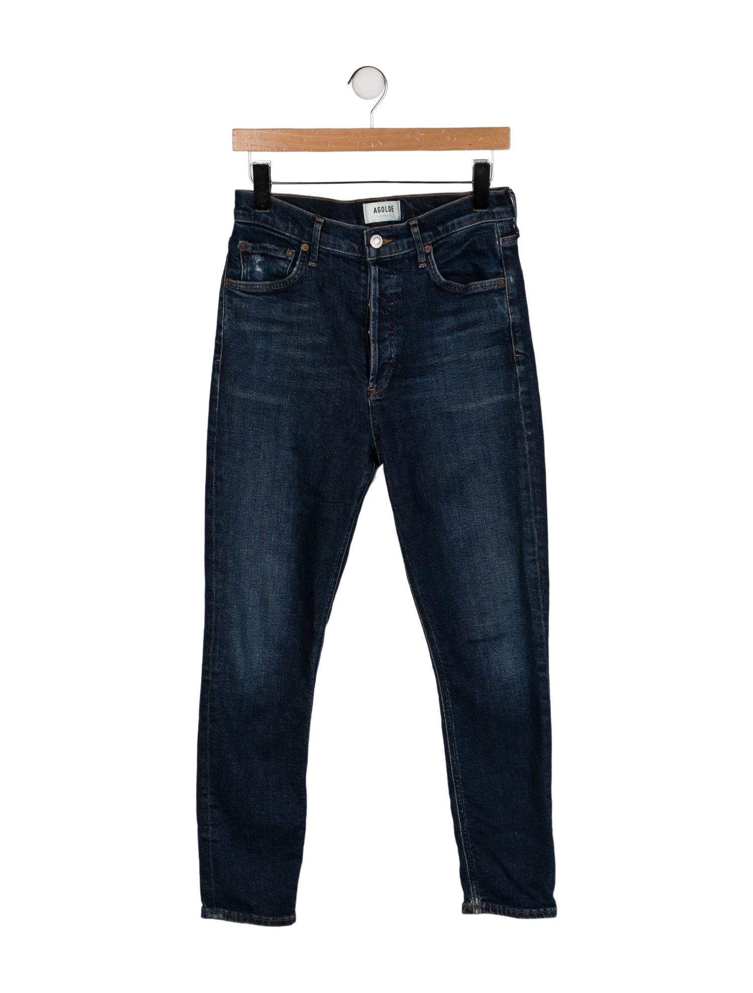 AGOLDE High-Rise Skinny Leg Jeans