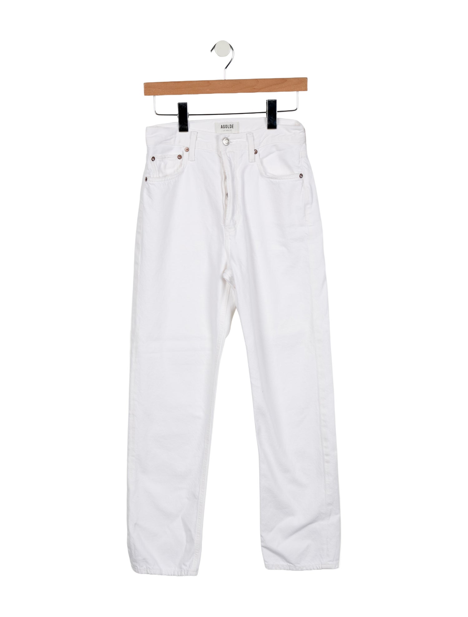 AGOLDE High-Rise Straight Leg Jeans