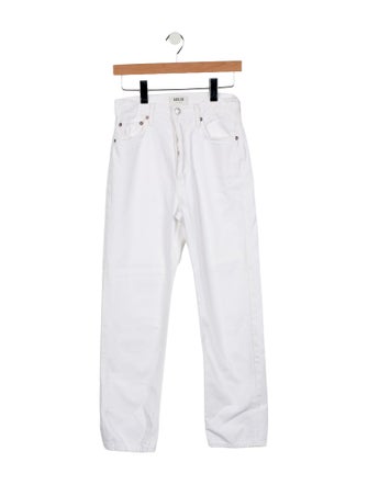 AGOLDE High-Rise Straight Leg Jeans
