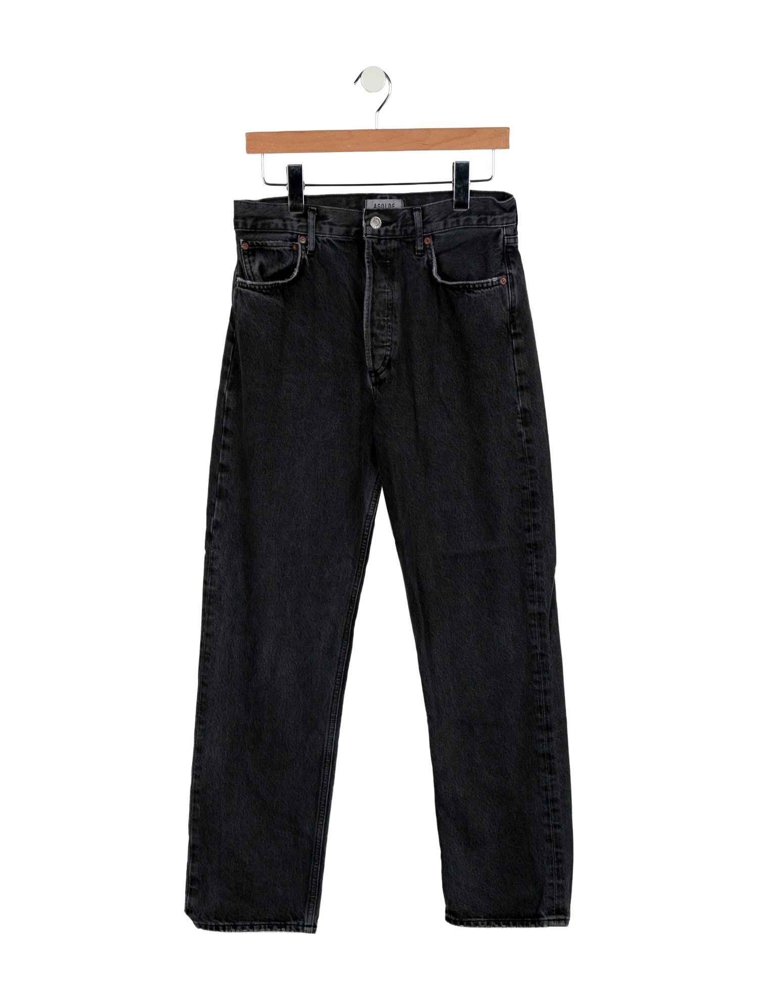 AGOLDE High-Rise Straight Leg Jeans